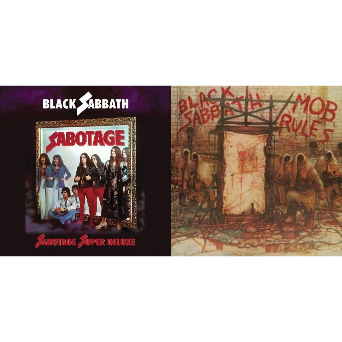 Sabotage (Super Deluxe Edition/4LP/7Inch) & Mob Rules (Deluxe/2LP)