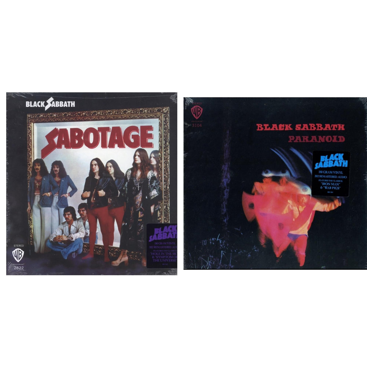 Sabotage (180G) & Paranoid (180G)