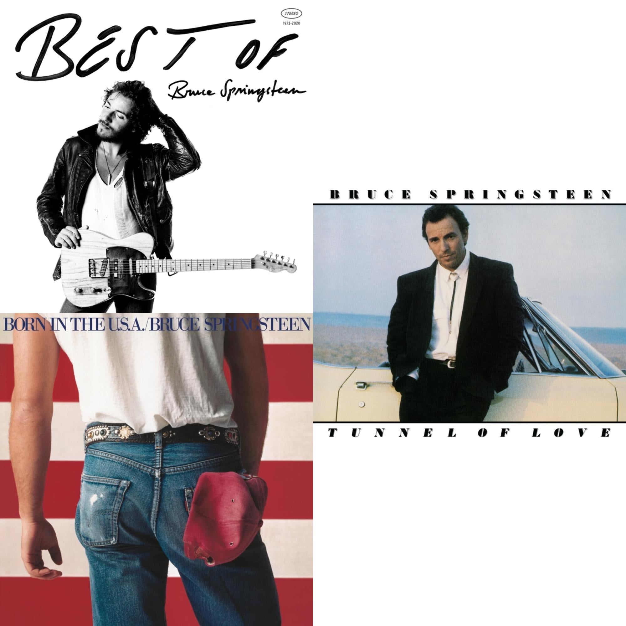 Best Of Bruce Springsteen (2LP) & Born In The U.S.A. (180G) & Tunnel Of Love (2 LP) (140G/Dl Code)