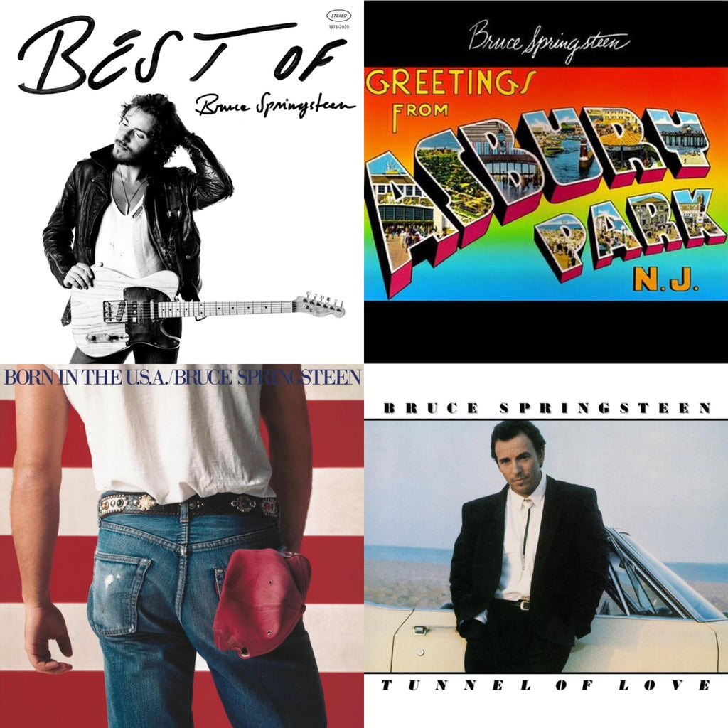 Best Of Bruce Springsteen (2LP) & Greetings From Asbury Park N.J. (180G) & Born In The U.S.A. (180G) & Tunnel Of Love (2 LP) (140G/Dl Code)