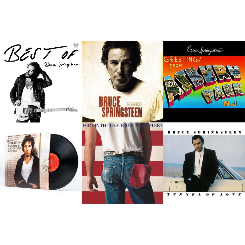Best Of Bruce Springsteen (2LP) & Magic (180G) & Greetings From Asbury Park N.J. (180G) & Darkness On The Edge Of Town (180G) & Born In The U.S.A. (180G) & Tunnel Of Love (2 LP) (140G/Dl Code)