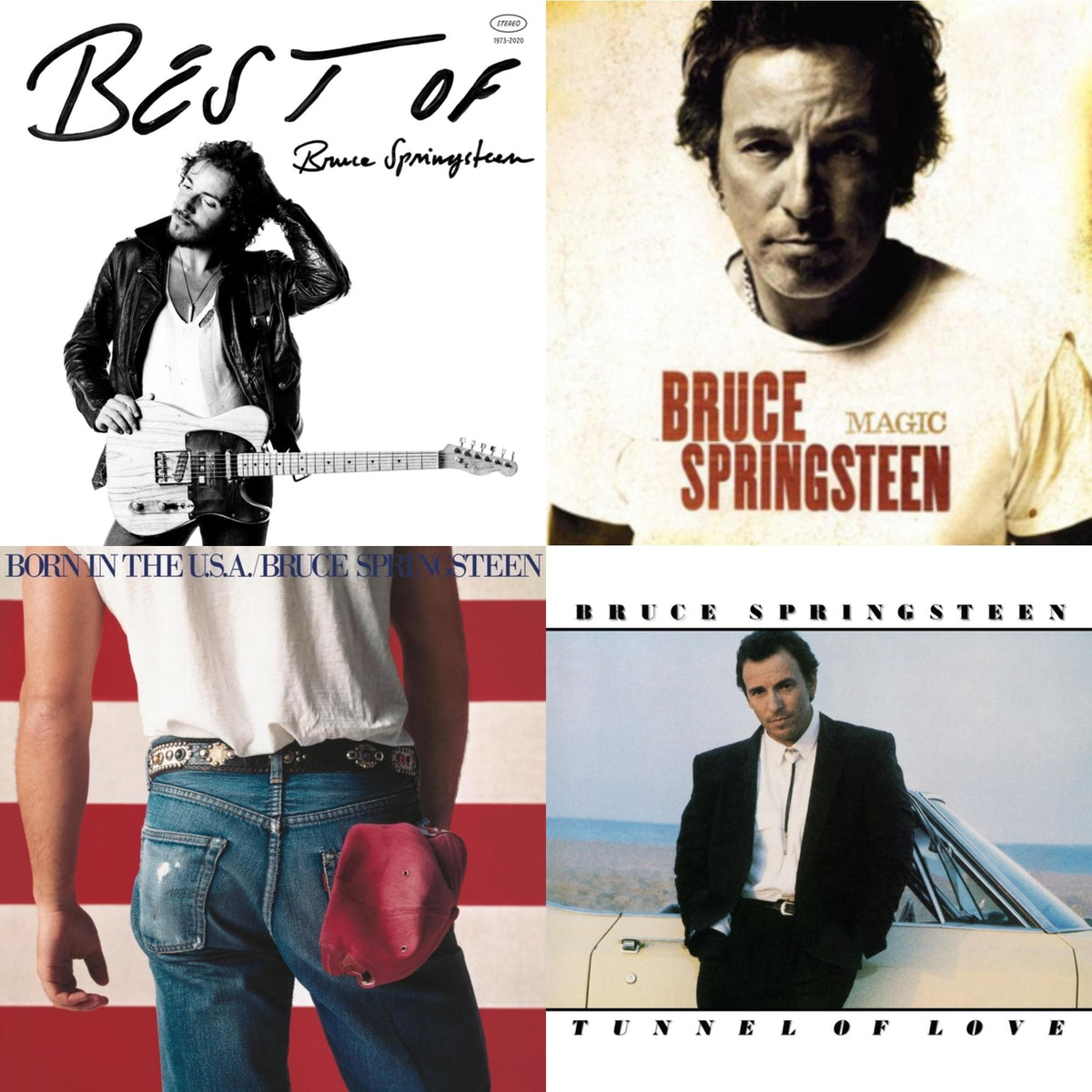 Best Of Bruce Springsteen (2LP) & Magic (180G) & Born In The U.S.A. (180G) & Tunnel Of Love (2 LP) (140G/Dl Code)