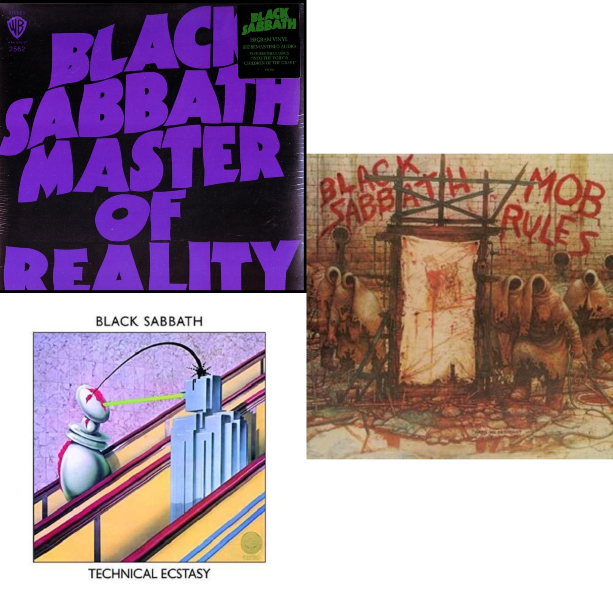 Master Of Reality (180G) & Technical Ecstasy & Mob Rules (Deluxe/2LP)