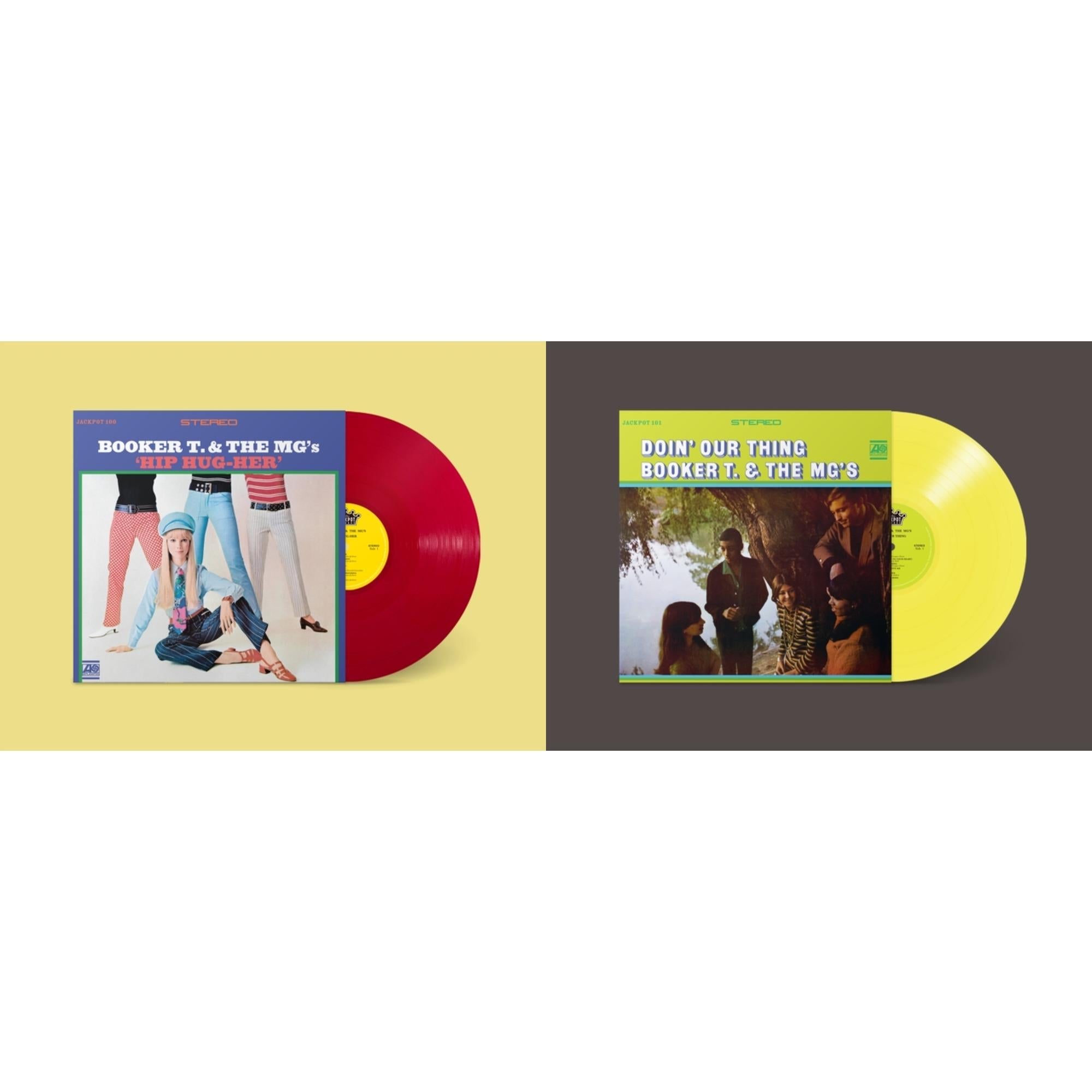This is a 2 LP Vinyl SKU bundle.
1.This LP Vinyl is brand new.Format: LP VinylThis item's title is: Hip Hug-Her (Apple Red LP Vinyl) (Ams Exclusive)Artist: Booker T & The MgsLabel: JACKPOT RECORDSBarcode: 843563157039Release Date: 10/6/2023
2.This LP Vinyl is brand new.