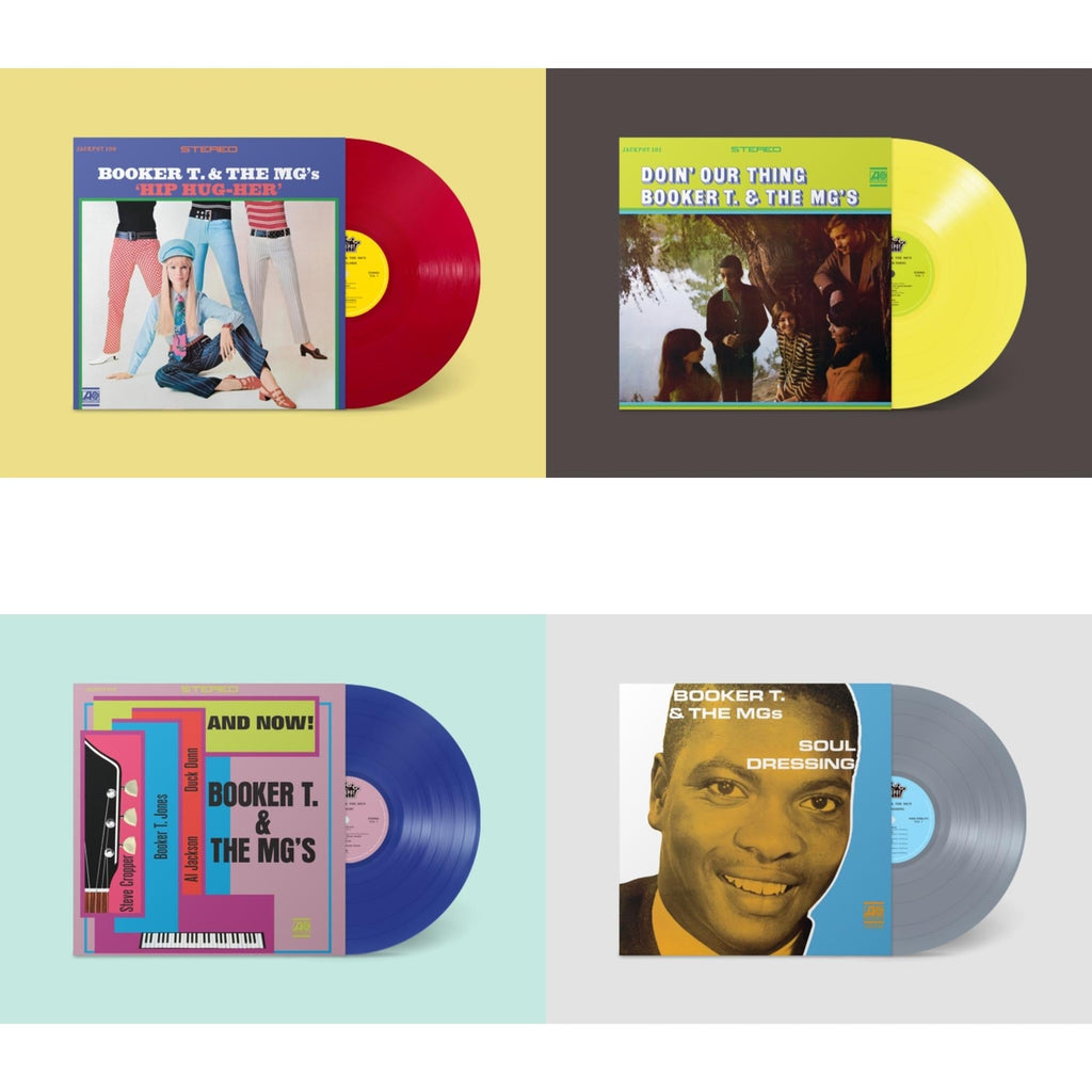This is a 4 LP Vinyl SKU bundle.
1.This LP Vinyl is brand new.Format: LP VinylThis item's title is: Hip Hug-Her (Apple Red LP Vinyl) (Ams Exclusive)Artist: Booker T & The MgsLabel: JACKPOT RECORDSBarcode: 843563157039Release Date: 10/6/2023
2.This LP Vinyl is brand new.