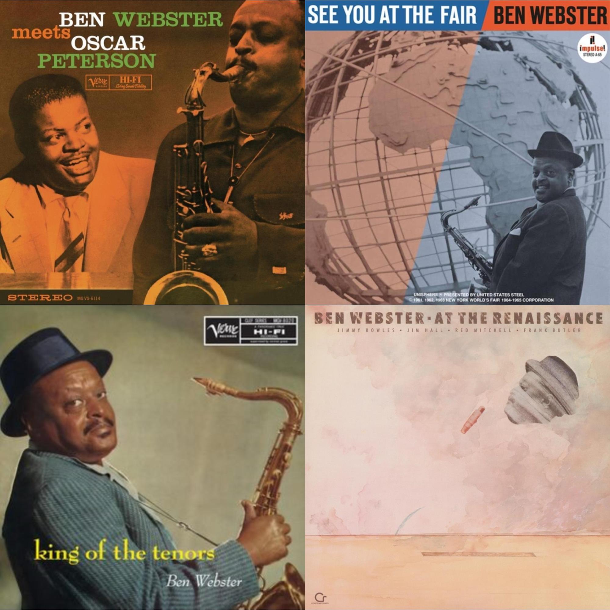 Ben Webster Meets Oscar Peterson (Verve Acoustic Sounds Series) & See You At The Fair (Verve Acoustic Sounds Series) & King Of The Tenors (Verve Acoustic Sounds Series) (180G) & At The Renaissance (Contemporary Records Acoustic Sounds Series)