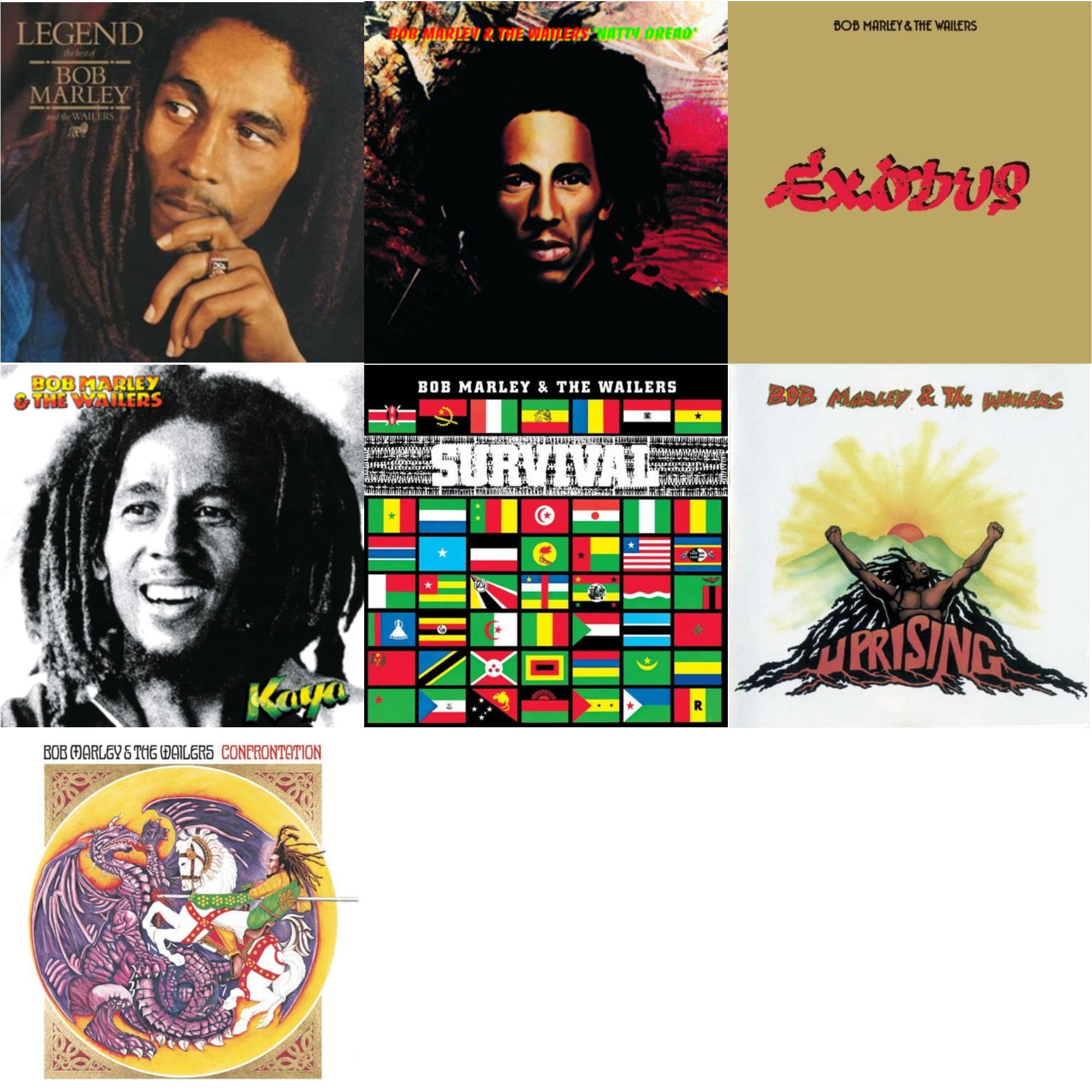 Legend & Natty Dread (180G) & Exodus & Kaya & Survival (180G) & Uprising & Confrontation
