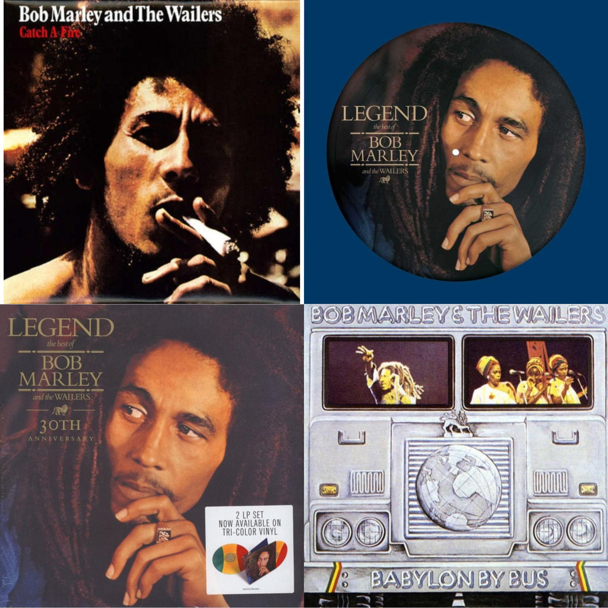 Catch A Fire & Legend (Picture Disc) & Legend (30Th Anniversary) & Babylon By Bus