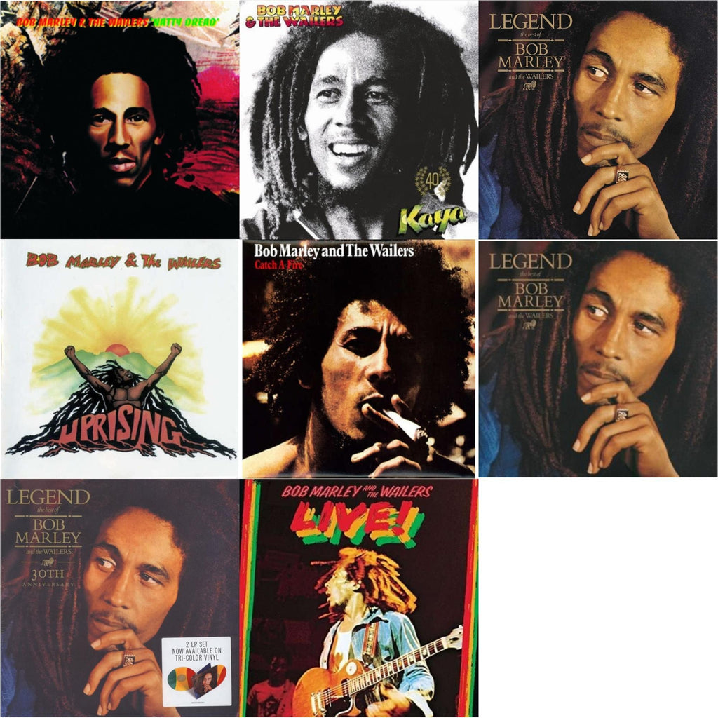 Bob & The Wailers Marley - Legend & Natty Dread (180G) & Catch A Fire & Legend - The Best Of Bob Marley & The Wailers (2LP) & Legend (30Th Anniversary) & Live (180G) & Uprising & Kaya 40 (2 LP)