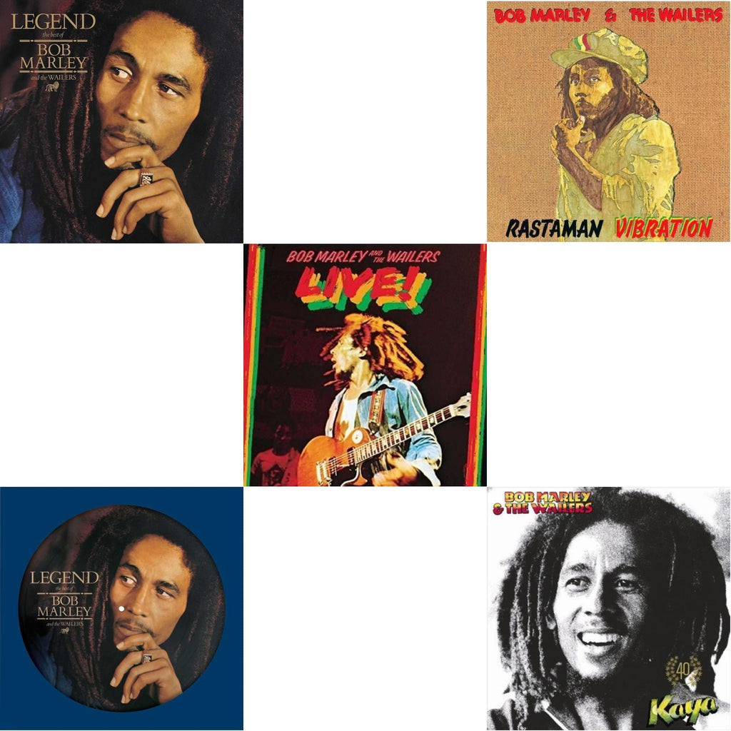 Legend - The Best Of Bob Marley & The Wailers (2LP) & Legend (Picture Disc) & Live (180G) & Rastaman Vibration & Kaya 40 (2LP)