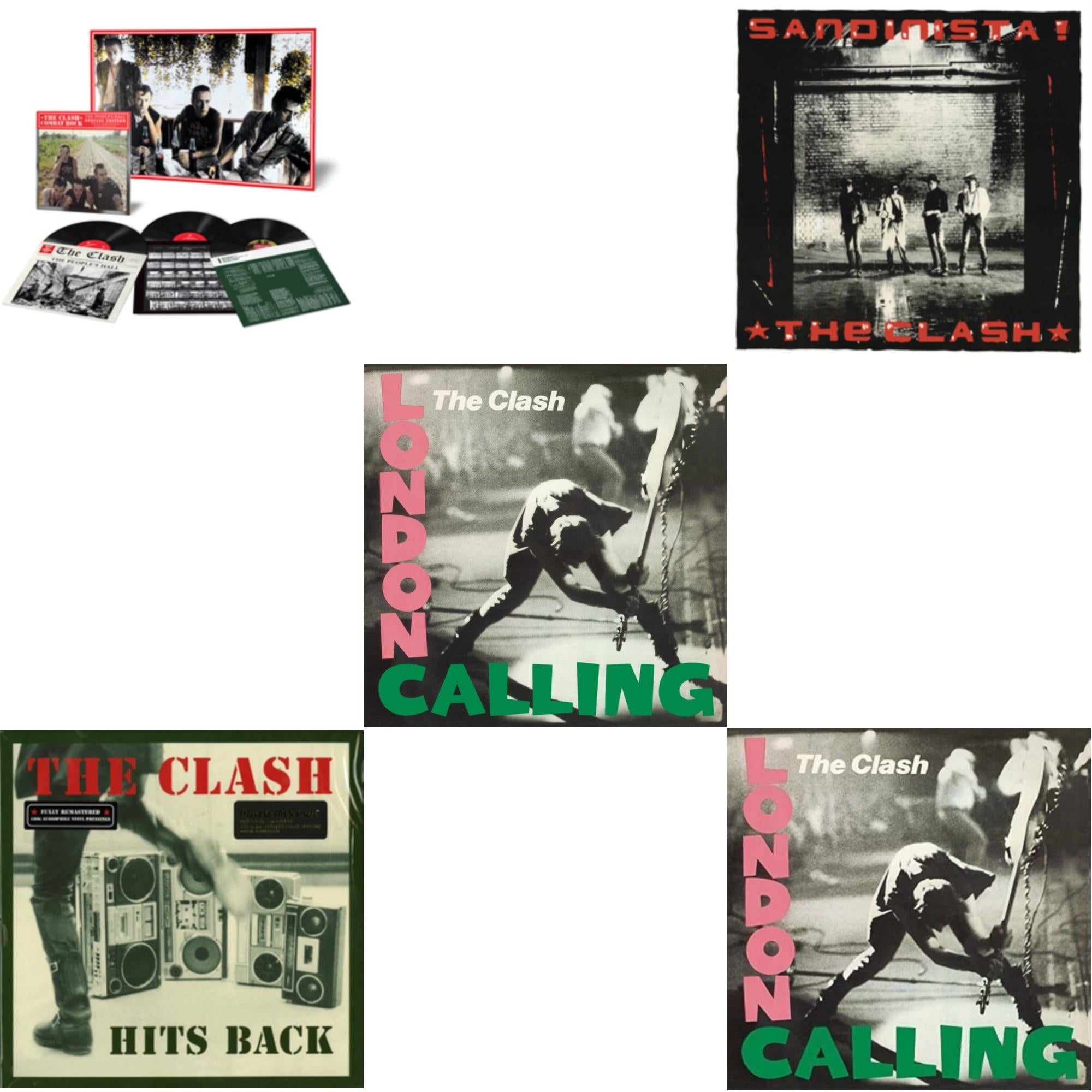 Combat Rock + The People's Hall (Special Edition/3LP/180G) & Hits Back (180G) & London Calling (2LP/180G/Remastered) & Sandinista (3LP/180G/Remastered) & London Calling