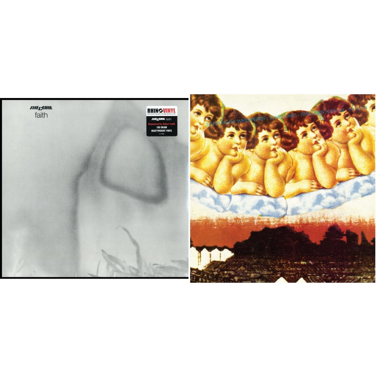 Faith (180G) & Japanese Whispers: The Cure Singles Nov 82:Nov 83 (Clear LP Vinyl/Transclear Sleeve W/ Inner Bag)