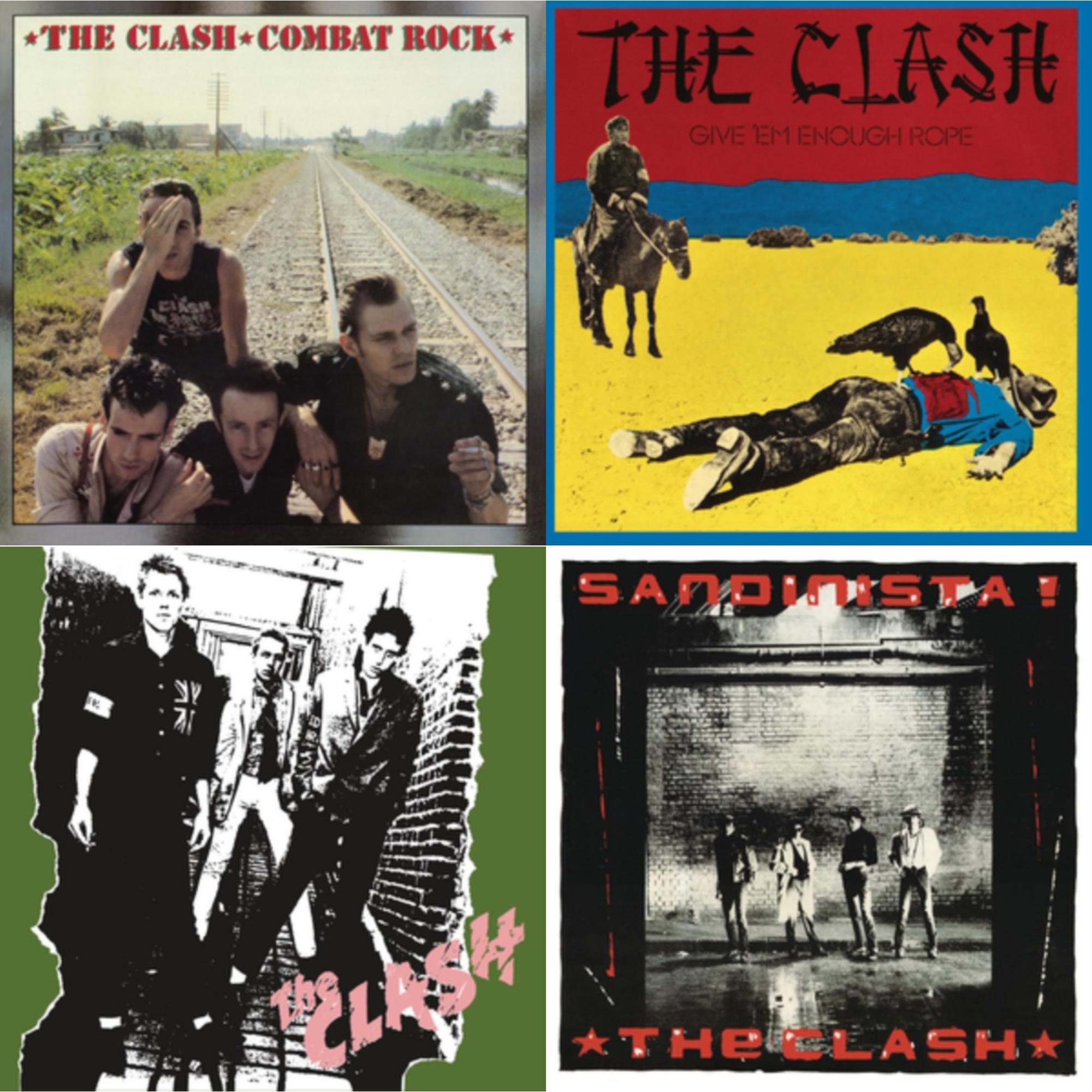 Combat Rock (180G/Remastered) & Give 'Em Enough Rope (180G/Remastered) & Clash (180G/Remastered) & Sandinista (3LP/180G/Remastered)