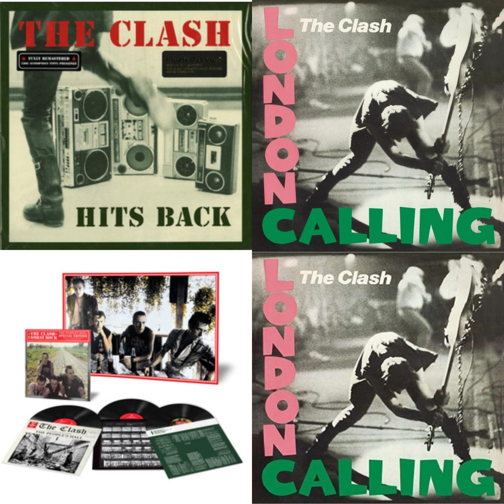 This is a 4 LP Vinyl SKU bundle.
1.This LP Vinyl is brand new.Format: LP VinylMusic Style: PunkThis item's title is: Hits Back (180G)Artist: ClashLabel: ColumbiaBarcode: 8718469533572Release Date: 9/9/2013
2.This LP Vinyl is brand new.