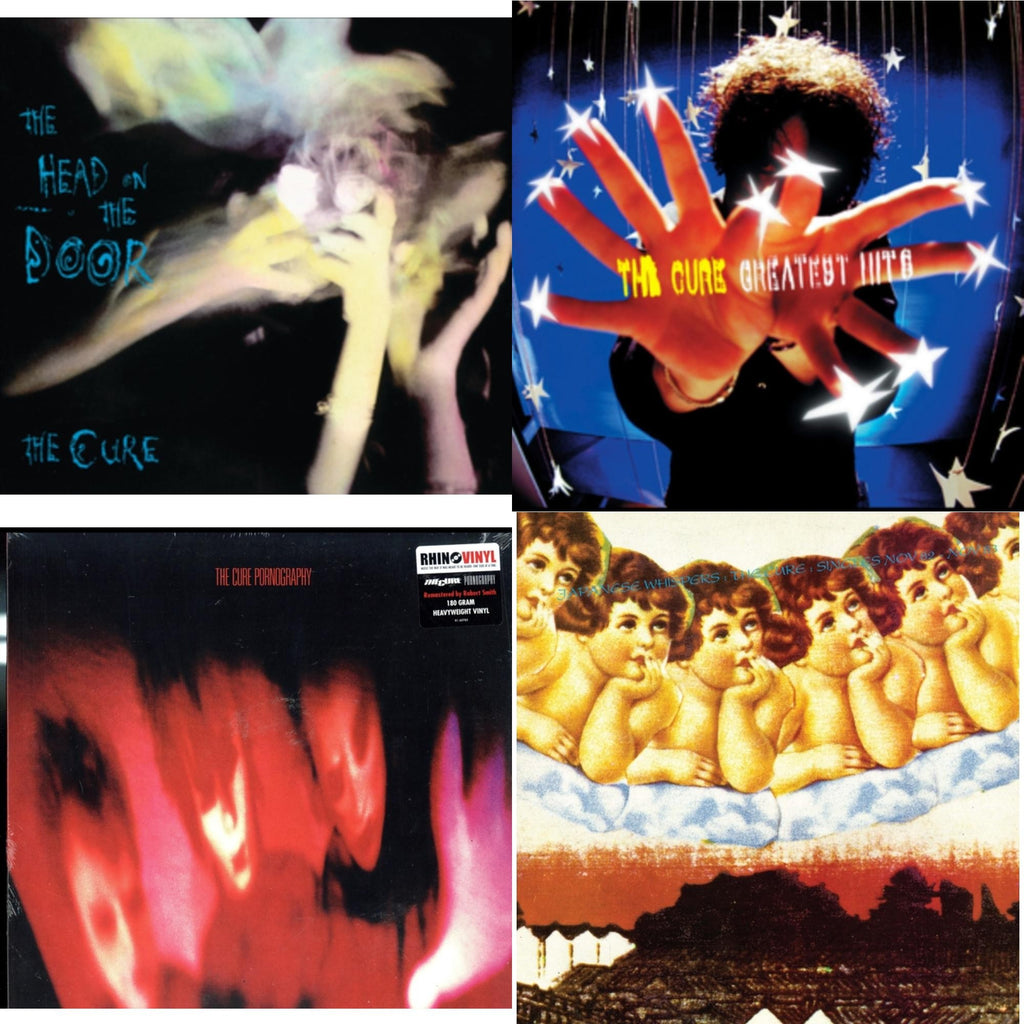 Head On The Door & Greatest Hits (2LP) & Pornography (180G) & Japanese Whispers: The Cure Singles Nov 82:Nov 83 (Clear LP Vinyl/Transclear Sleeve W/ Inner Bag)