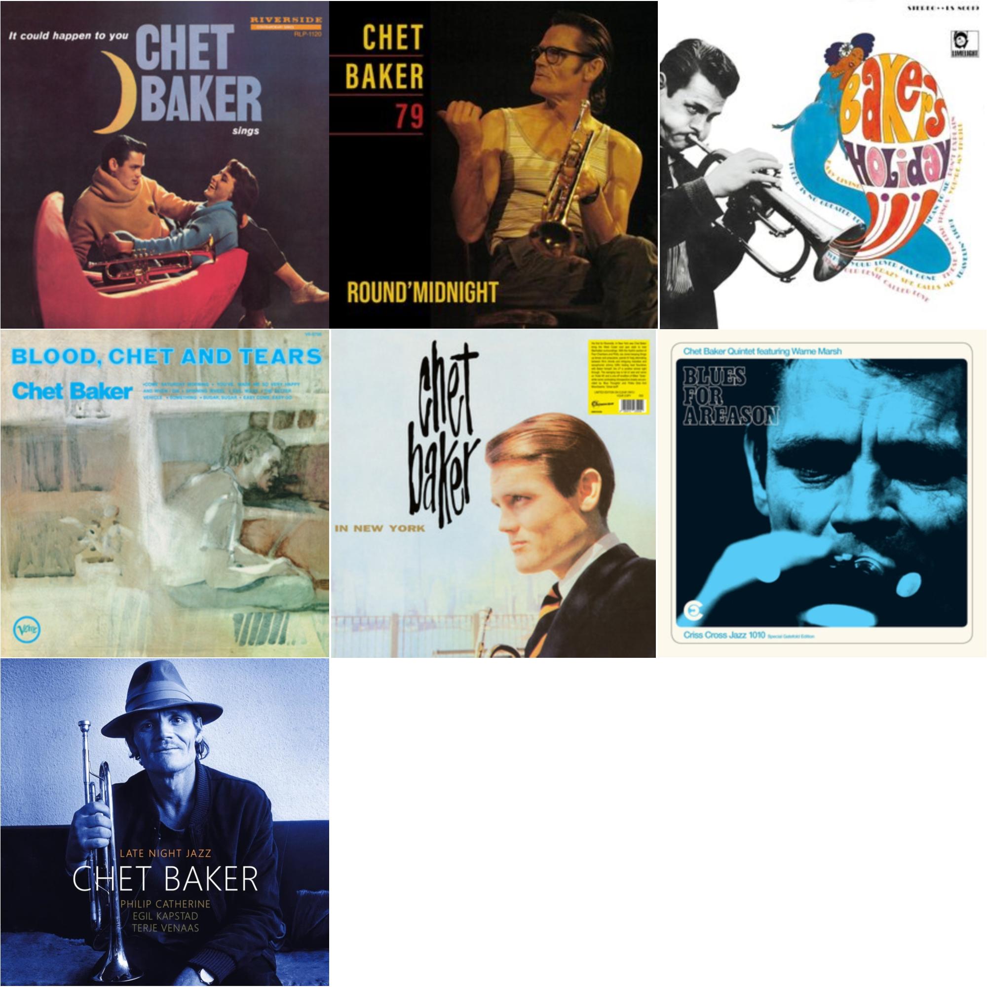It Could Happen To You & Round Midnight 79 & Baker's Holiday (Verve Acoustic Sounds Series)  & Blood, Chet & Tears (Verve By Request Series)  & In New York (Clear LP Vinyl) & Blues For A Reason (Feat. Warne Marsh) & Late Night Jazz (2LP)