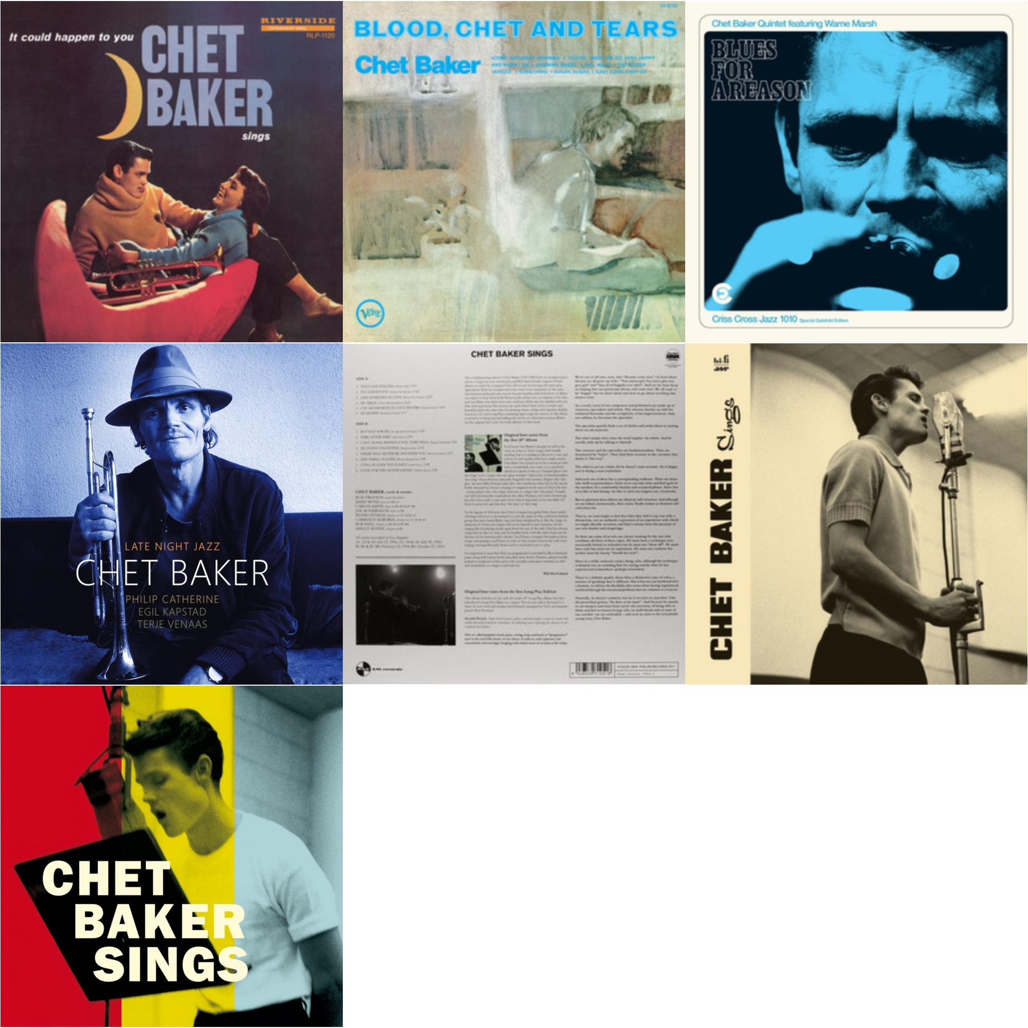 It Could Happen To You & Blood, Chet & Tears (Verve By Request Series)  & Blues For A Reason (Feat. Warne Marsh) & Late Night Jazz (2LP) & Sings & Chet Baker Sings & Chet Baker Sings
