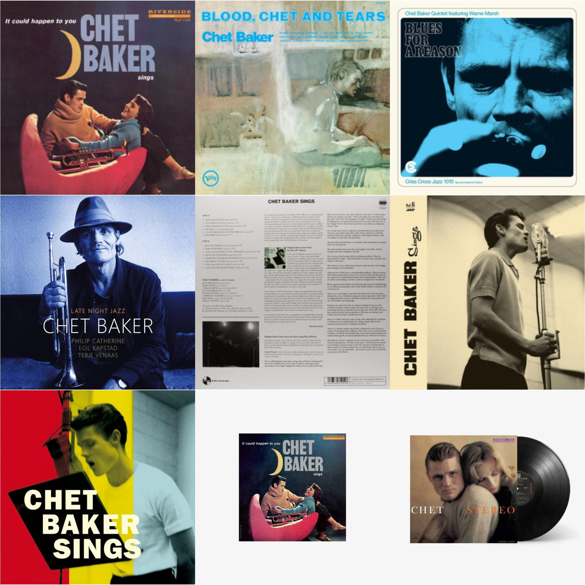 It Could Happen To You & Blood, Chet & Tears (Verve By Request Series)  & Blues For A Reason (Feat. Warne Marsh) & Late Night Jazz (2LP) & Sings & Chet Baker Sings & Chet Baker Sings & Chet Baker Sings: It Could Happen To You & Chet