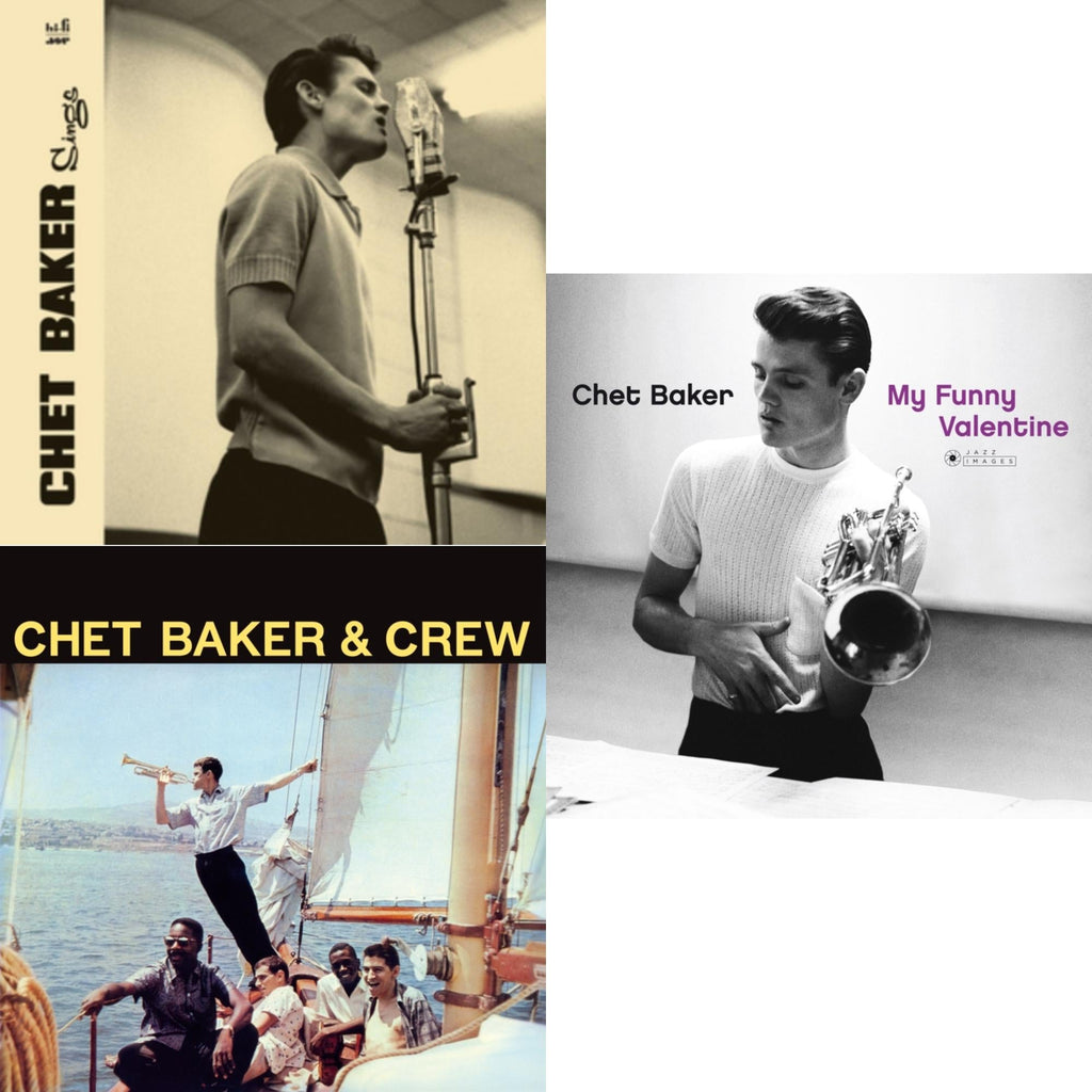 Chet Baker Sings & Chet Baker & Crew (Yellow LP Vinyl/180G) & My Funny Valentine (180G/Gatefold)