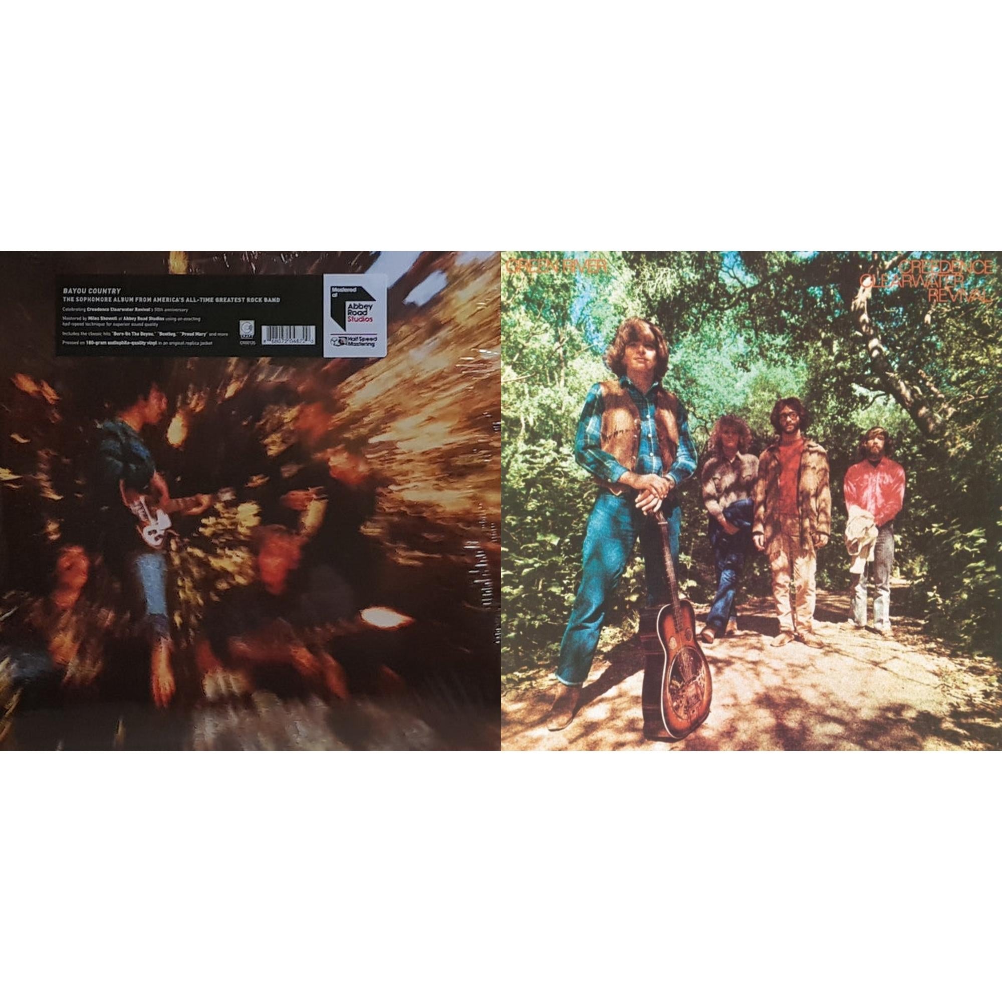 Bayou Country (180G/Half Speed Master) & Green River (Remastered 2025) (Olive Green LP Vinyl)