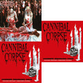 Butchered At Birth & Hammer Smashed Face & Hammer Smashed Face (Clear W/ Red Splatter LP Vinyl)
