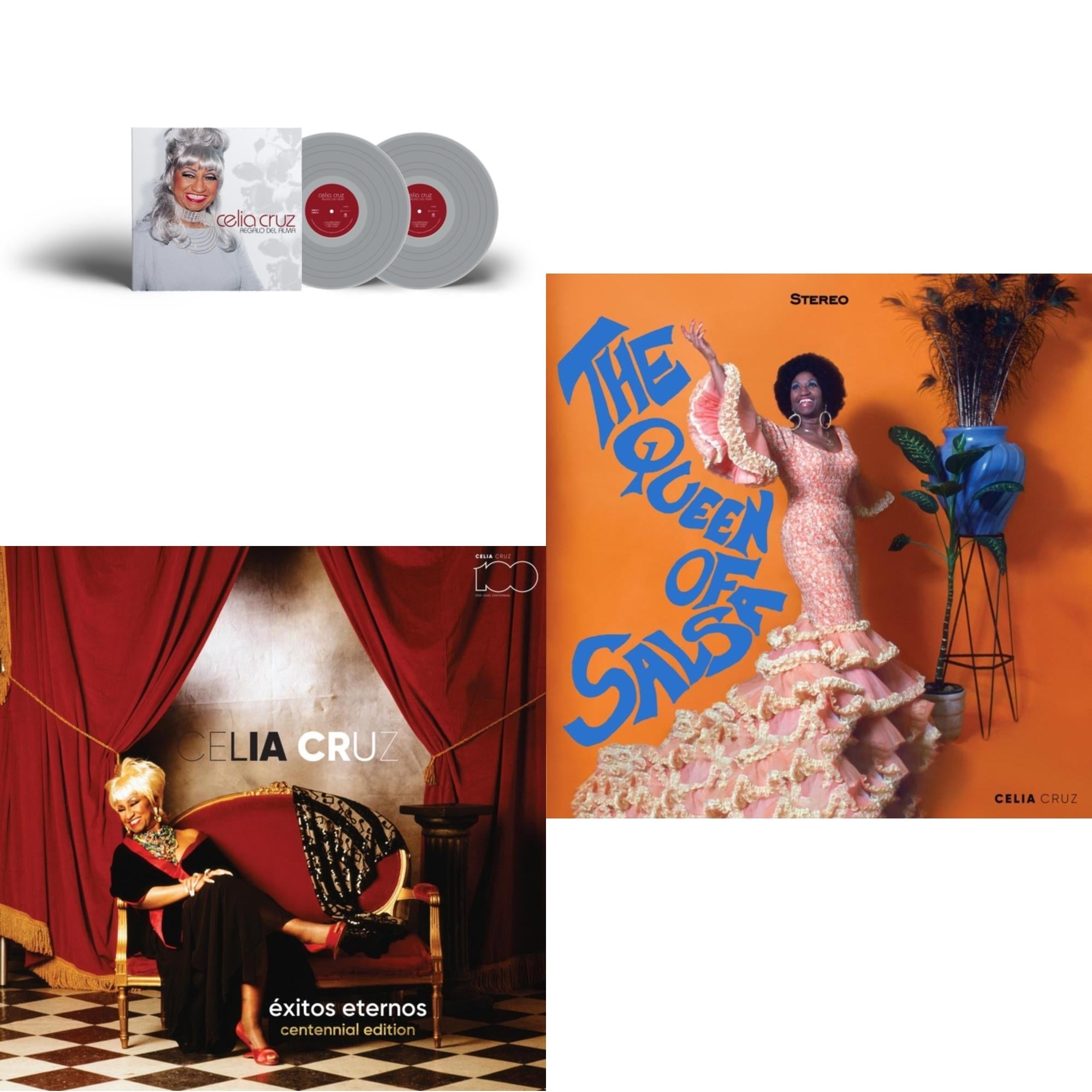 Regalo Del Alma (Silver Vinyl/2LP/45RPM) & Exitos Eternos: Centennial Edition (Copper Vinyl/2LP) & Queen Of Salsa