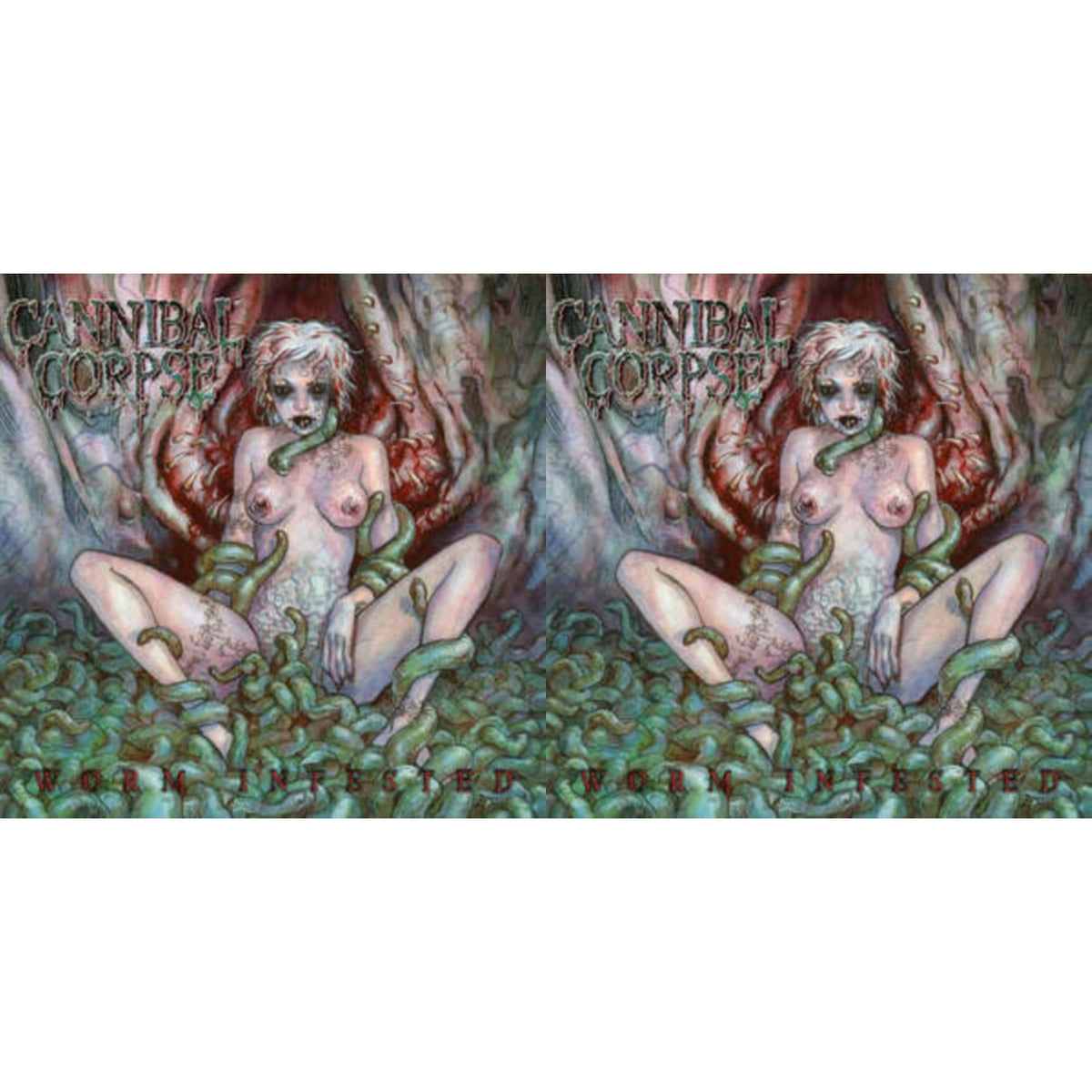 Worm Infested & Worm Infested (Green W/ Red Splatter LP Vinyl)