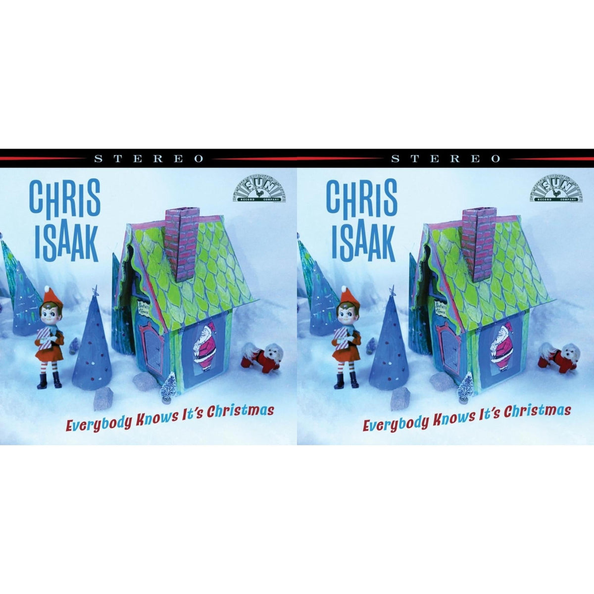 Everybody Knows It's Christmas (Candy Floss Colored LP Vinyl) & Everybody Knows It's Christmas (Deluxe) (Spring Green/Bone White Swirl LP Vinyl)
