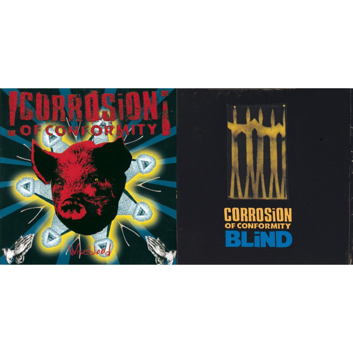 This is a 2 CD SKU bundle.
1.This CD is brand new.Format: CDMusic Style: Stoner RockThis item's title is: WisebloodArtist: Corrosion Of ConformityLabel: SONY SPECIAL MARKETINGBarcode: 886972423326Release Date: 1/14/2008
2.This CD is brand new.