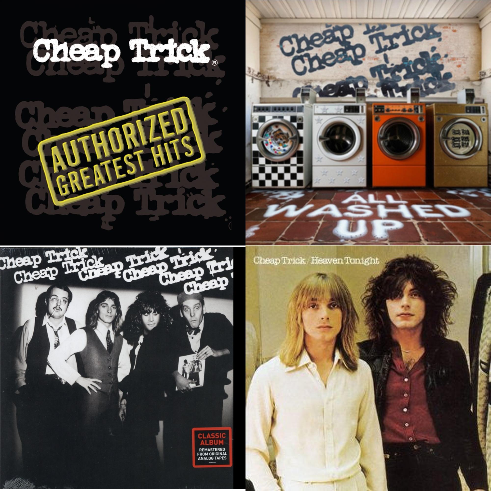 Authorized Greatest Hits (2LP) & All Washed Up (Graphite Marble LP Vinyl) & Cheap Trick (180G) & Heaven Tonight (180G)