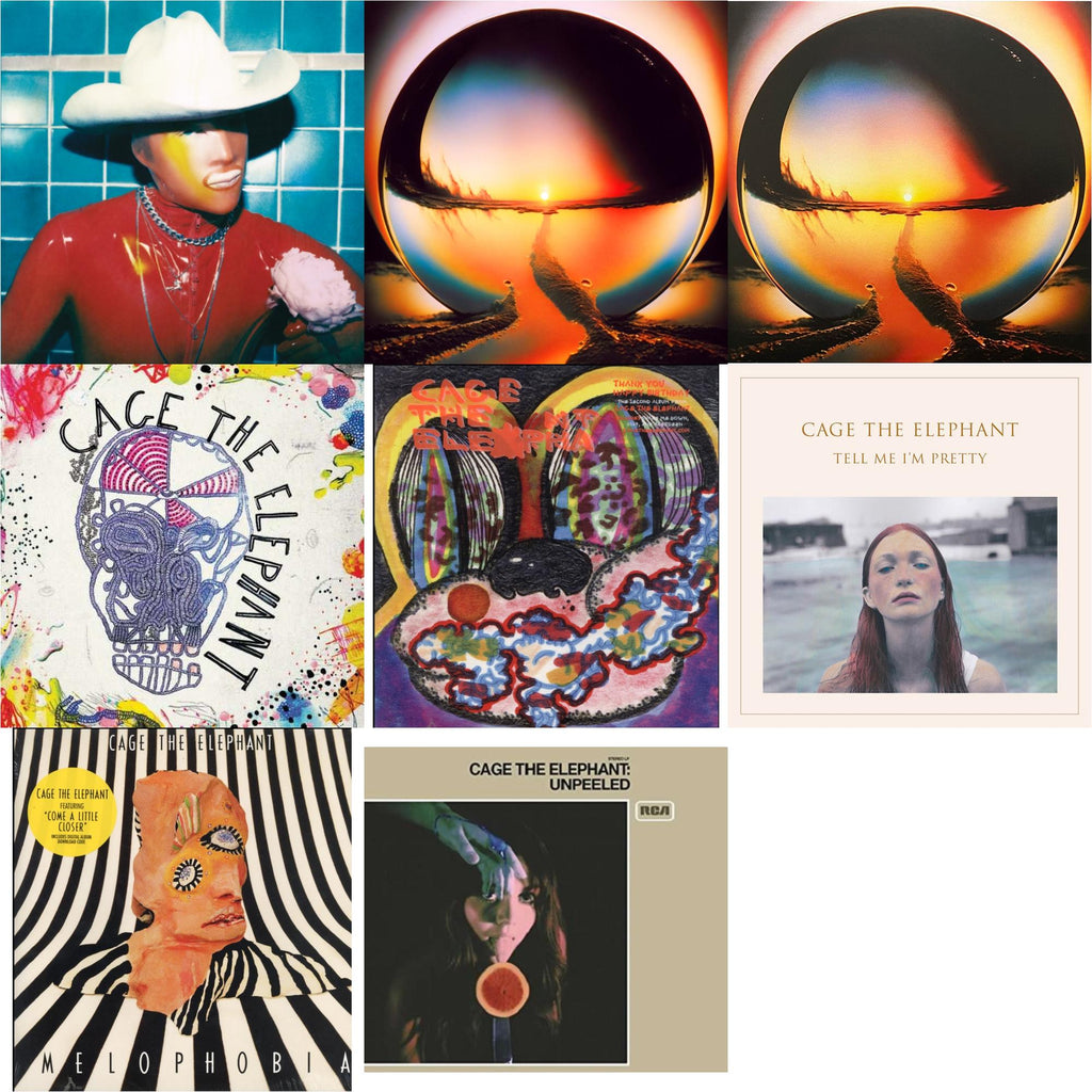 Social Cues (140G/Dl Insert) & Neon Pill & Neon Pill (Milky Clear LP Vinyl) (I) & Cage The Elephant (180G) & Thank You Happy Birthday & Tell Me I'm Pretty (180G/Dl Card/Gatefold) & Melophobia (180G/Dl Card) & Unpeeled (2LP/140G/Gatefold)