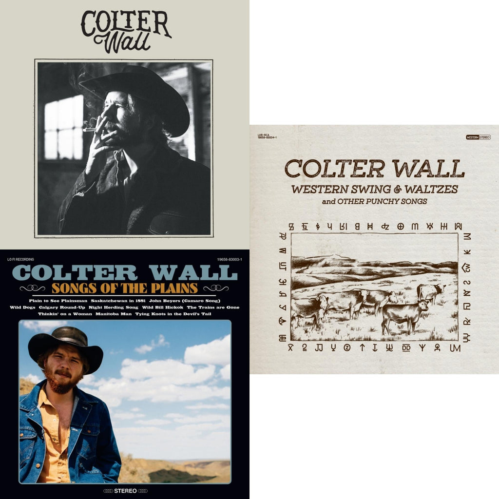 This is a 3 LP Vinyl SKU bundle.
1.This LP Vinyl is brand new.Format: LP VinylThis item's title is: Colter Wall (Red LP Vinyl)Artist: Colter WallBarcode: 196588300219Release Date: 1/19/2024
2.This LP Vinyl is brand new.