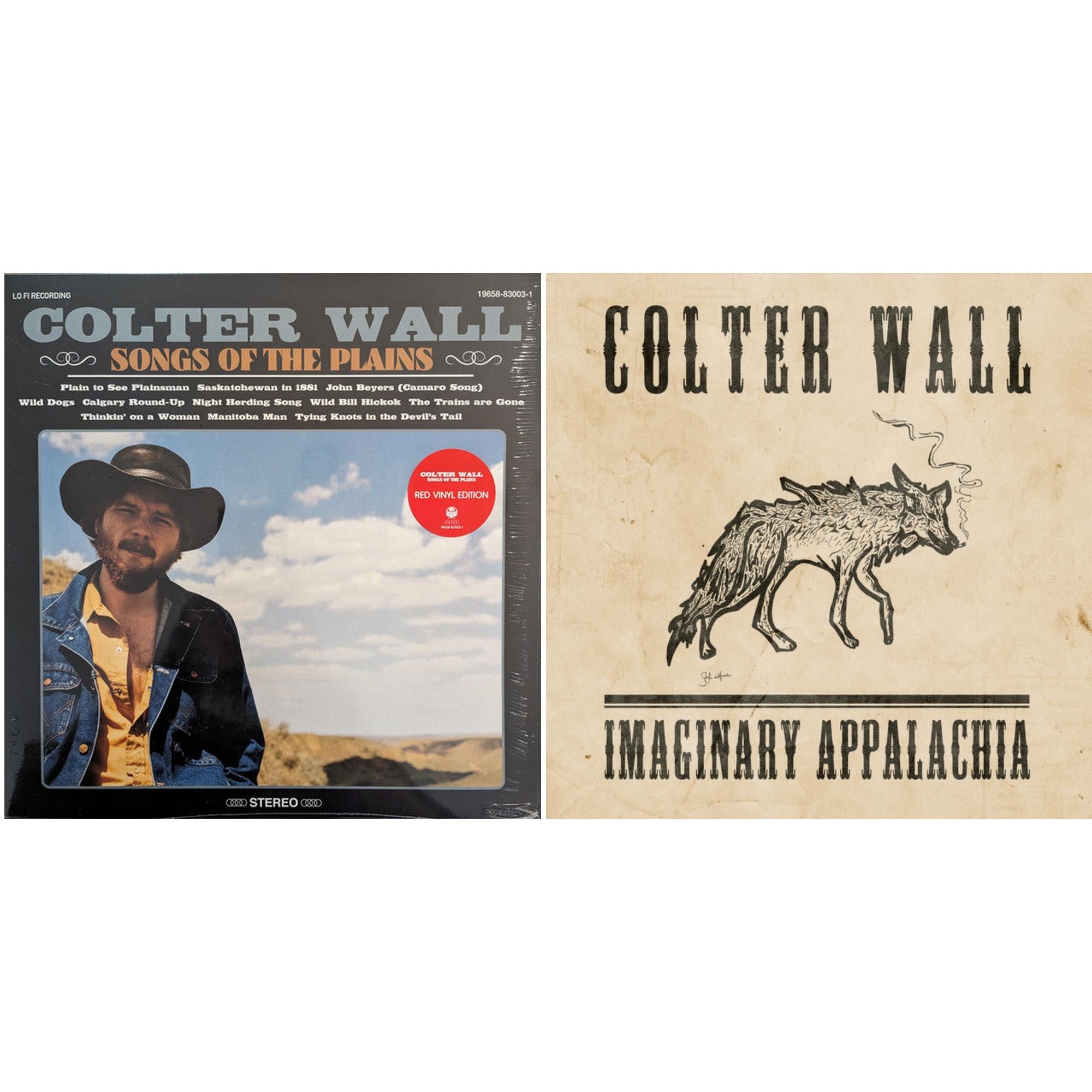 Songs Of The Plains (Red LP Vinyl) & Imaginary Appalachia (10Th Anniversary Edition/Opaque Olive Green LP Vinyl/140G)