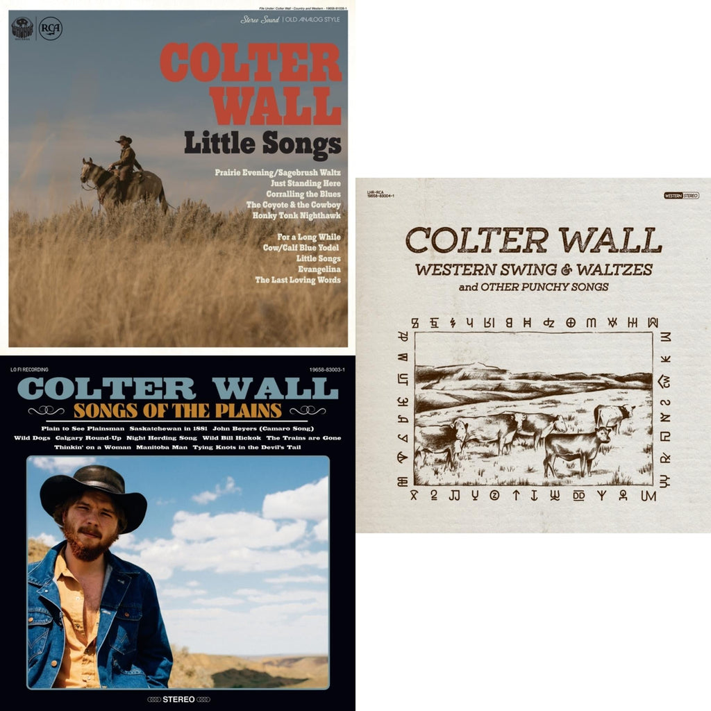 Little Songs & Songs Of The Plains (Red LP Vinyl) & Western Swing & Waltzes (Red LP Vinyl)