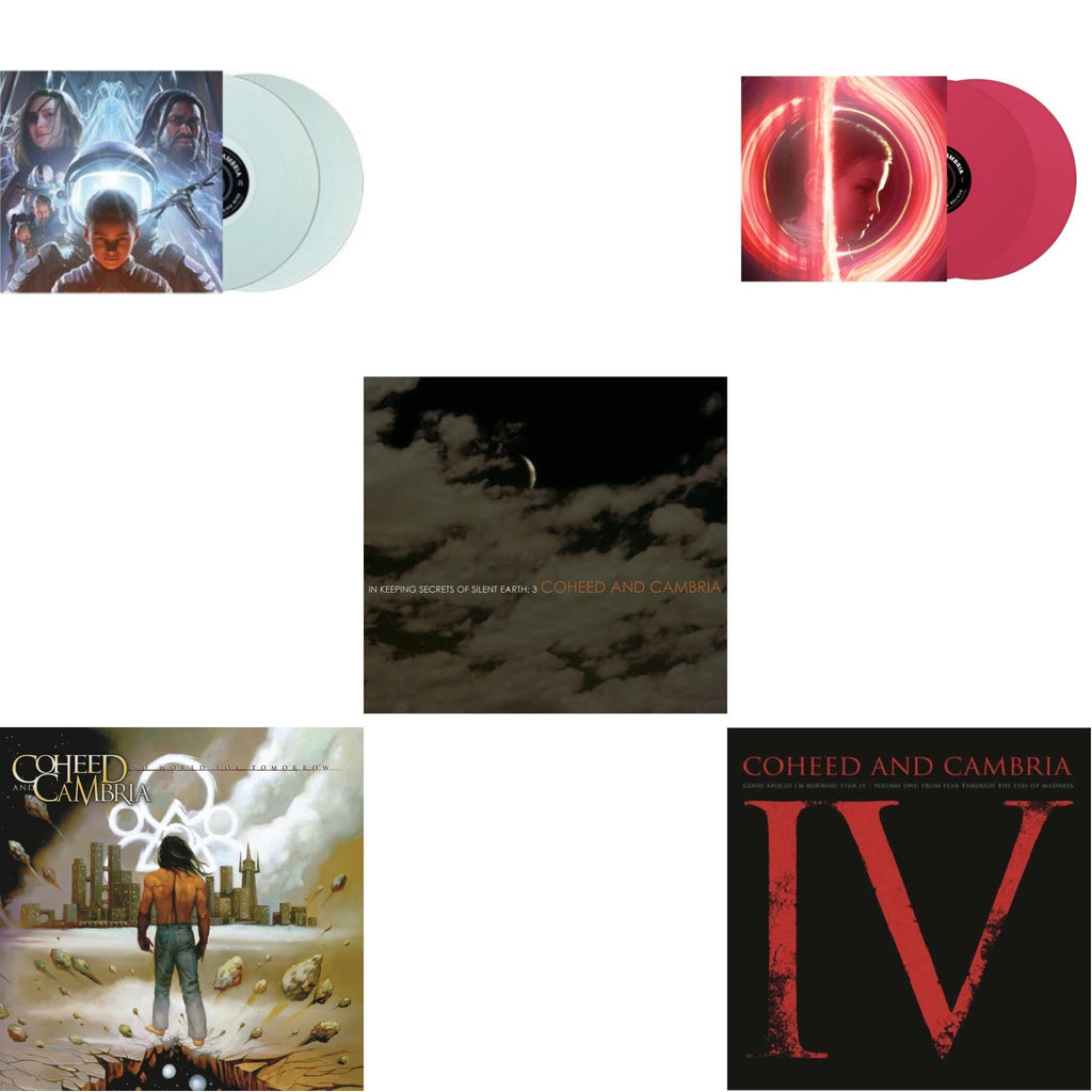 Coheed & Cambria - Vaxis Ii: A Window Of The Waking Mind (Transparent Electric Blue Vinyl/2LP) & Good Apollo I'm Burning Star Iv, Vol. 2: No World For Tomorrow (2LP/180G) & In Keeping Secrets Of Silent Earth: 3 (2LP) & Father Of Make Believe (X)