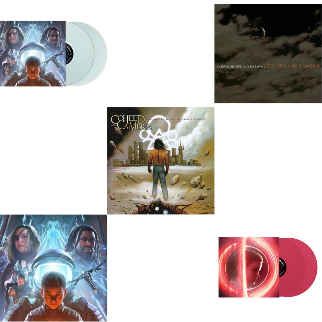 Coheed & Cambria - Vaxis Ii: A Window Of The Waking Mind (Transparent Electric Blue Vinyl/2LP) & Vaxis Ii: A Window Of The Waking Mind (Transparent Sea Blue Vinyl/2LP) (I) & Good Apollo I'm Burning Star Iv, Vol. 2: No World For Tomorrow (2LP/180G) &