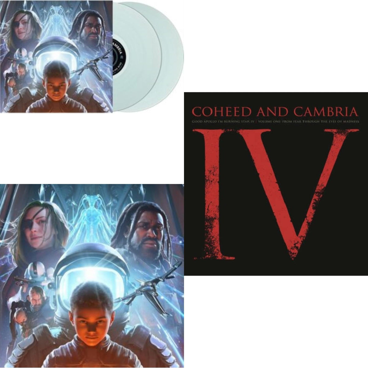 Vaxis Ii: A Window Of The Waking Mind (Transparent Electric Blue Vinyl/2LP) & Vaxis Ii: A Window Of The Waking Mind (Transparent Sea Blue Vinyl/2LP) (I) & Good Apollo I'm Burning Star Iv Vol.1: From Fear Through The Eyes Of Madness (2LP/150G/Dlcard)
