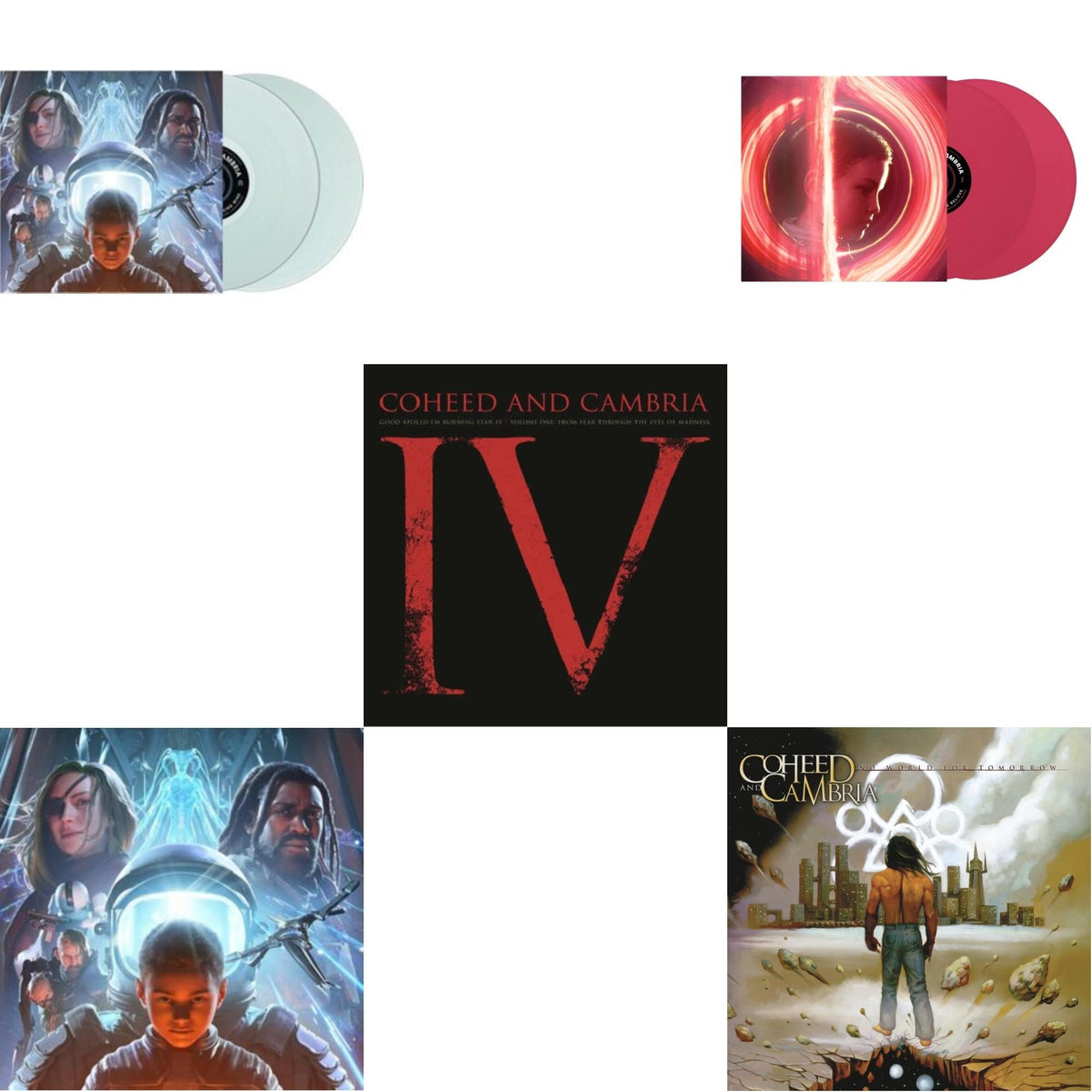 Vaxis Ii: A Window Of The Waking Mind (Transparent Electric Blue Vinyl/2LP) & Vaxis Ii: A Window Of The Waking Mind (Transparent Sea Blue Vinyl/2LP) (I) & Good Apollo I'm Burning Star Iv, Vol. 2: No World For Tomorrow (2LP/180G)