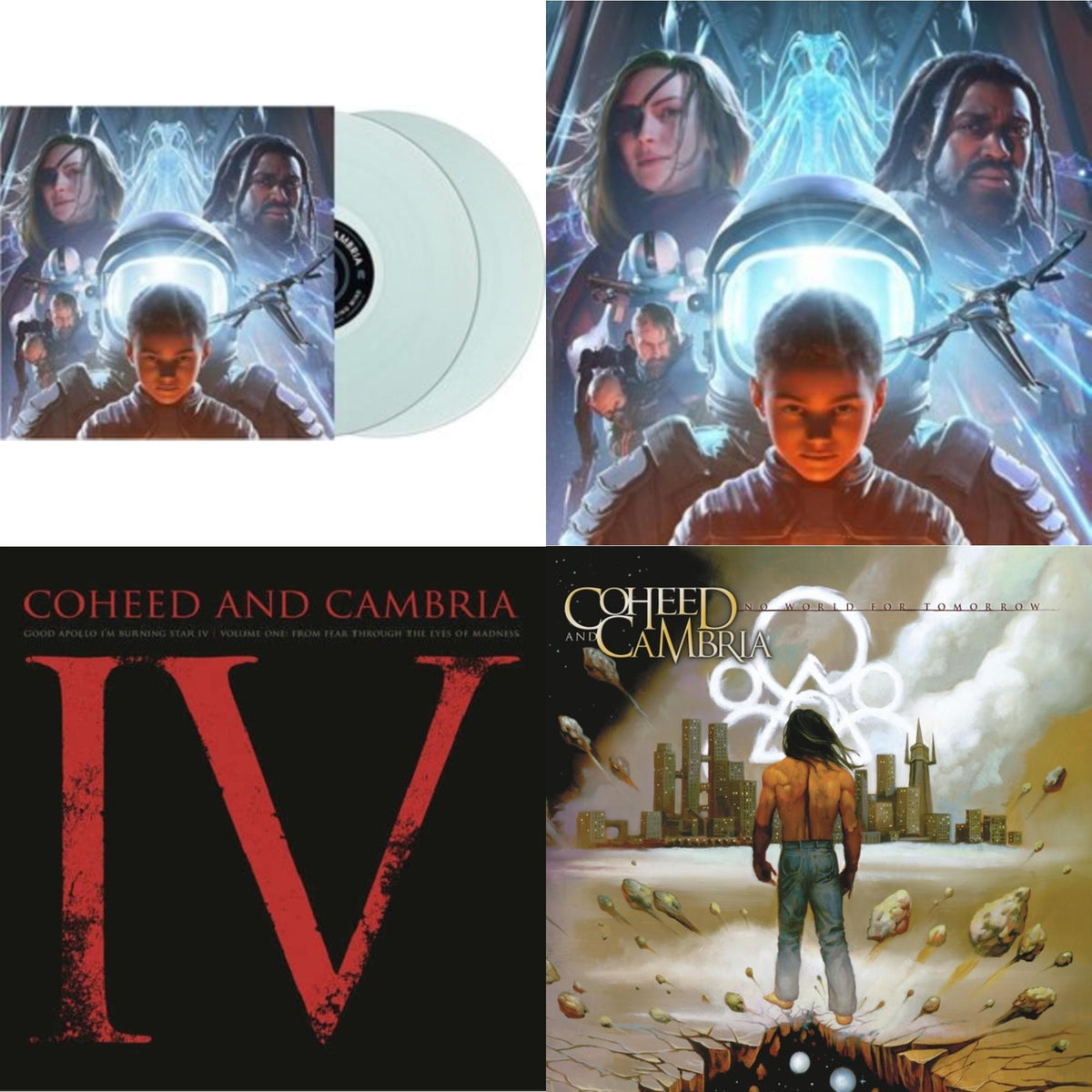 Vaxis Ii: A Window Of The Waking Mind (Transparent Electric Blue Vinyl/2LP) & Vaxis Ii: A Window Of The Waking Mind (Transparent Sea Blue Vinyl/2LP) (I) & Good Apollo I'm Burning Star Iv, Vol. 2: No World For Tomorrow (2LP/180G)