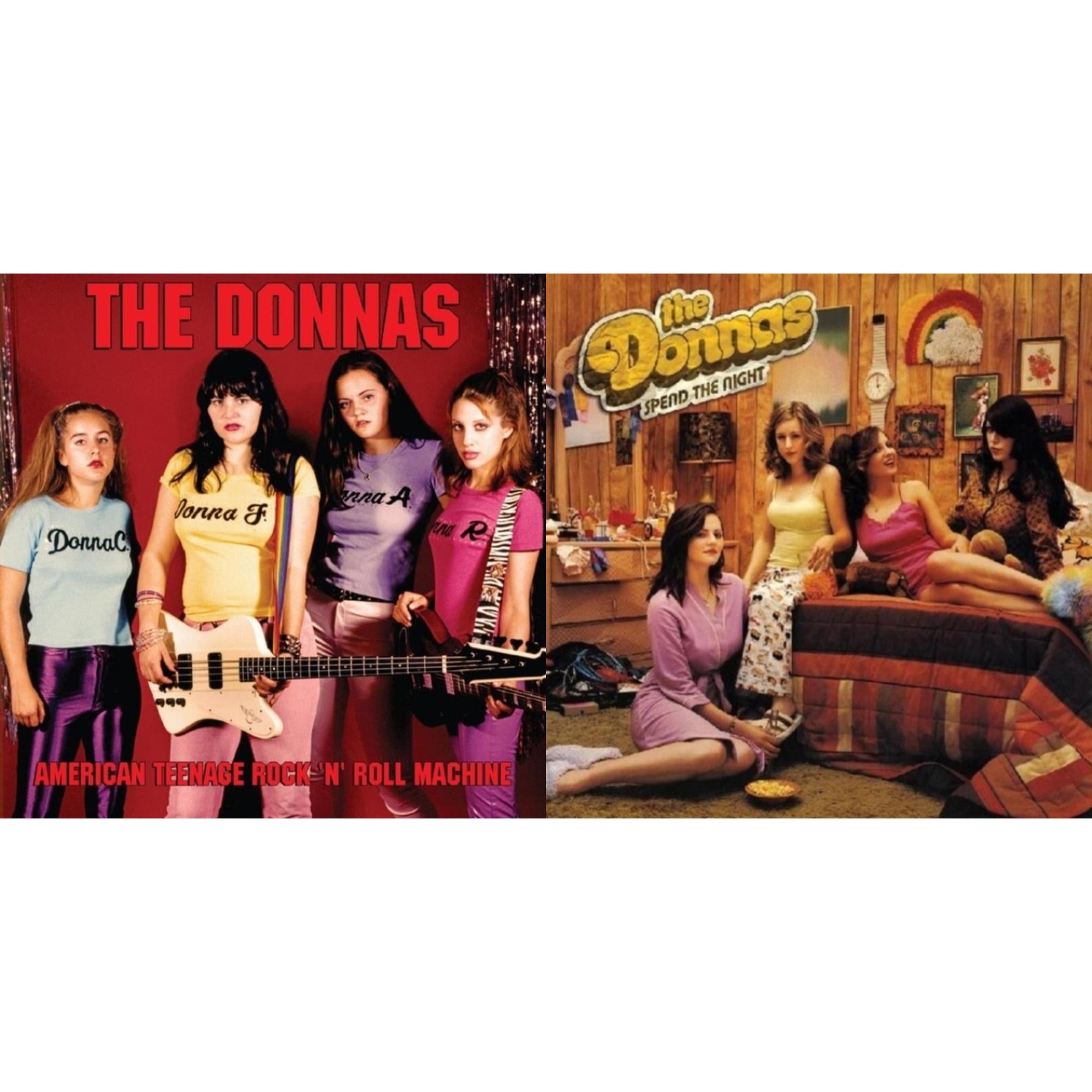 American Teenage Rock 'N' Roll Machine (Fire Orange With Black Swirl LP Vinyl) & Spend The Night (Hot Pink LP Vinyl)