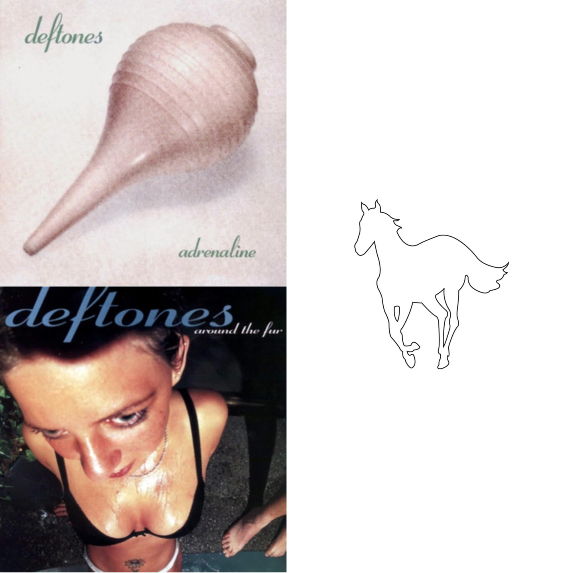 Deftones - Adrenaline & Around The Fur & White Pony - CD Bundle