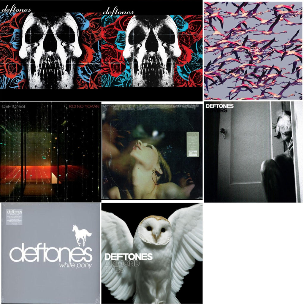 Deftones & Deftones (X) (20Th Anniversary/Ruby Red LP Vinyl) & Gore (White LP Vinyl) & Koi No Yokan & Saturday Night Wrist & Covers & White Pony & Diamond Eyes