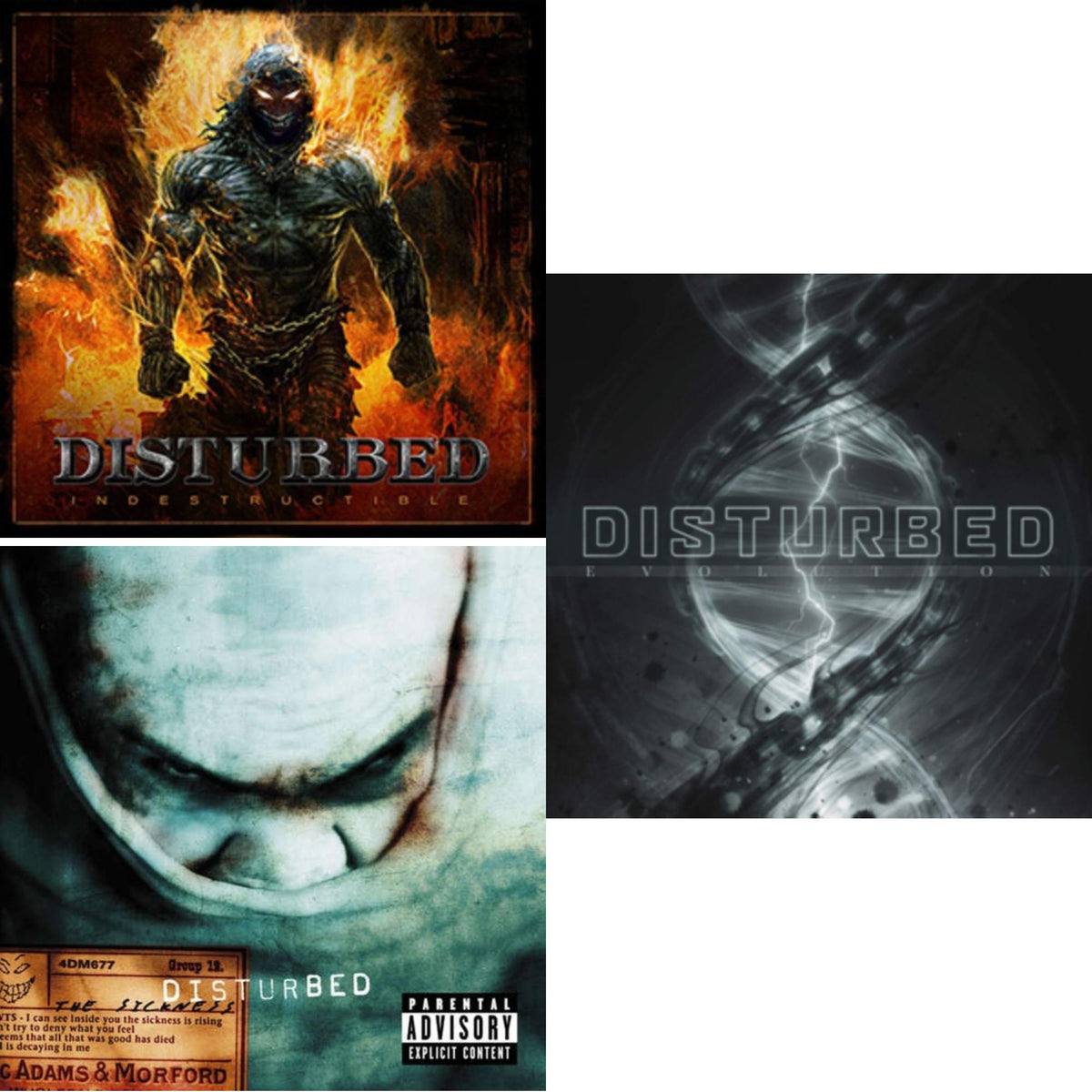 Evolution (Deluxe/2LP) & Sickness & Indestructible