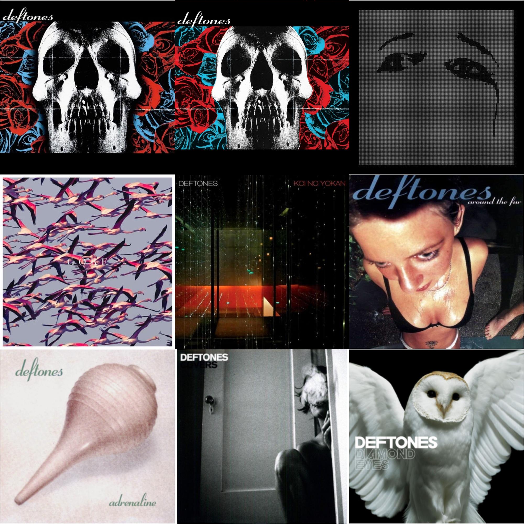 Deftones & Deftones (X) (20Th Anniversary/Ruby Red LP Vinyl) & Ohms & Gore (White LP Vinyl) & Koi No Yokan & Around The Fur (180G) & Adrenaline & Covers & Diamond Eyes