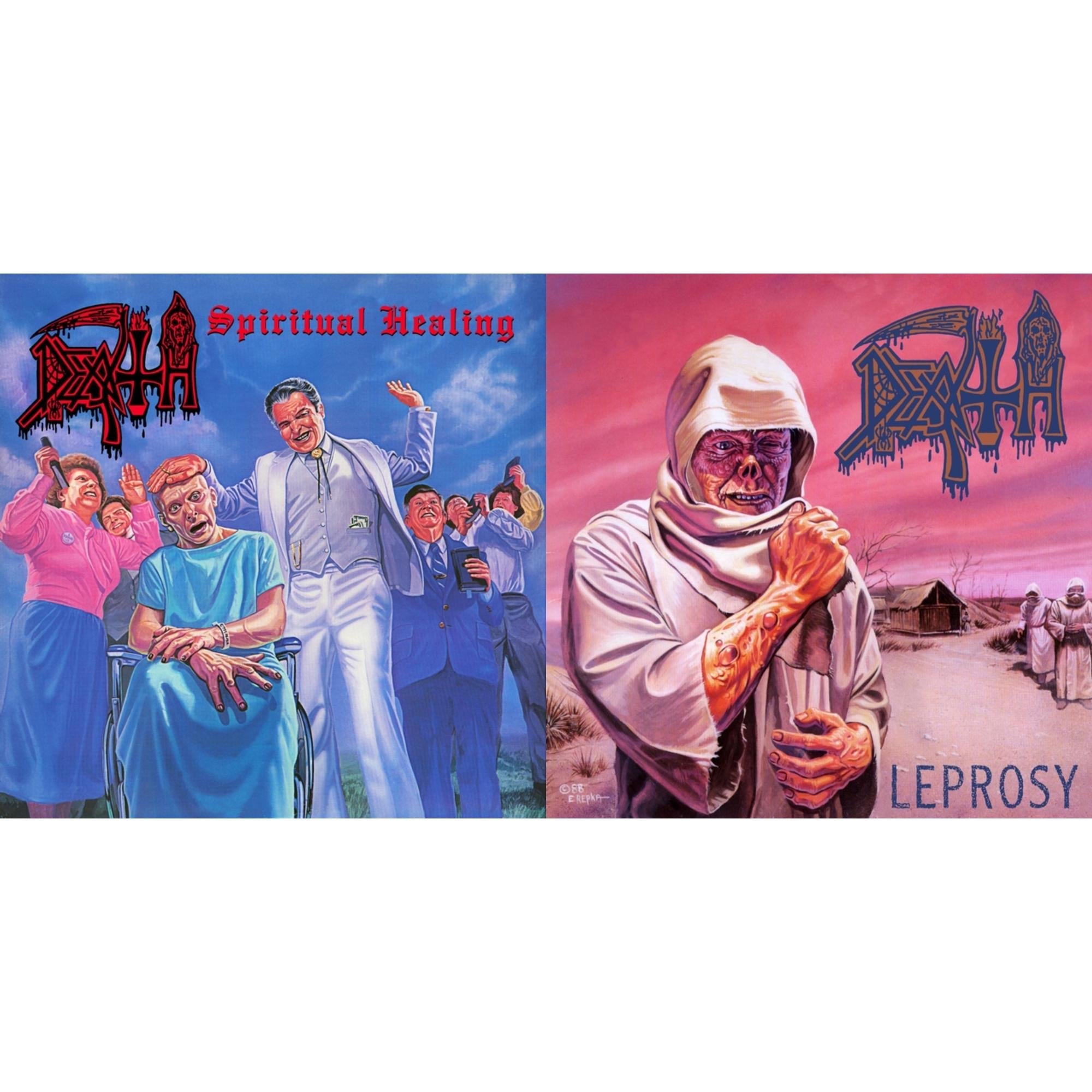 Death - Spiritual Healing & Leprosy Reissue - CD Bundle