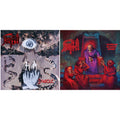 Symbolic & Scream Bloody Gore (Neon Violet, Bone White & Red  Tri Color Merge With Splatter LP Vinyl)
