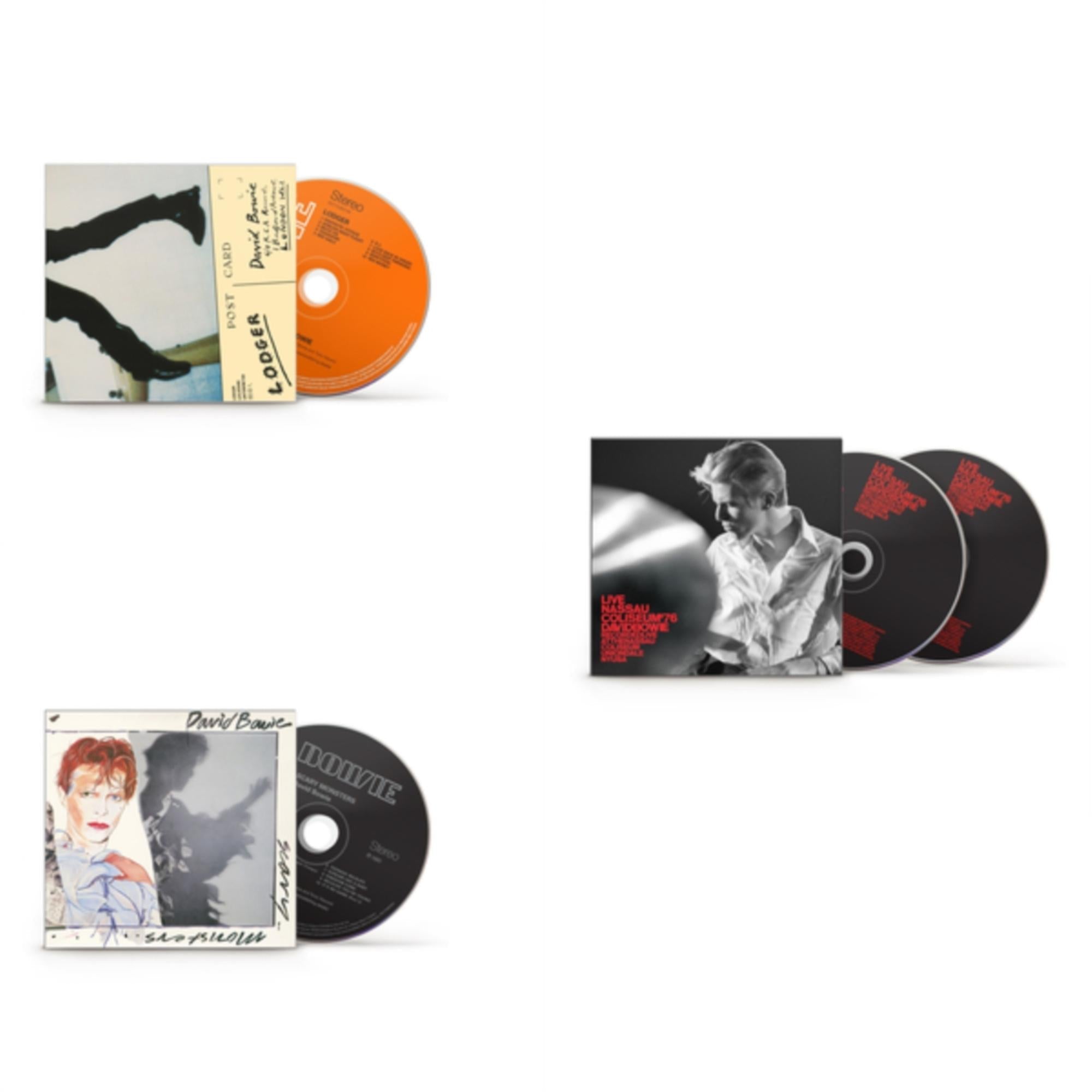 Lodger (2017 Remaster) & Scary Monsters (& Super Creeps) & Live Nassau Coliseum '76 (2CD)