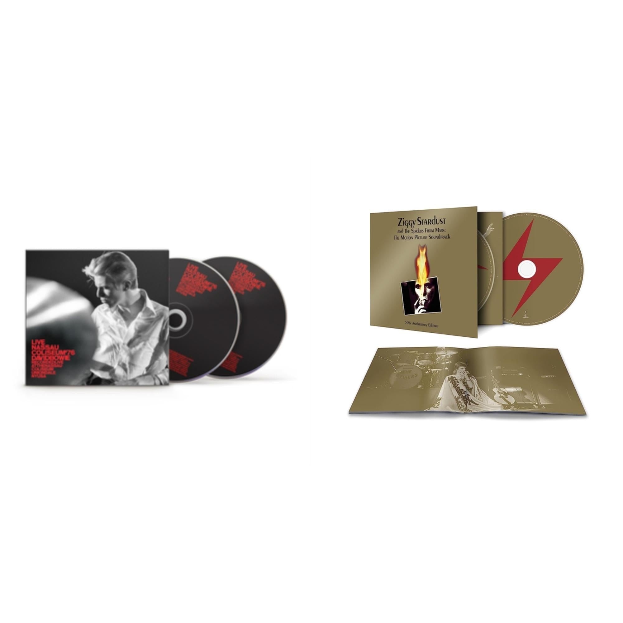 Live Nassau Coliseum '76 (2CD) & Ziggy Stardust & The Spiders From Mars: The Motion Picture (50Th Anniversary Edition)