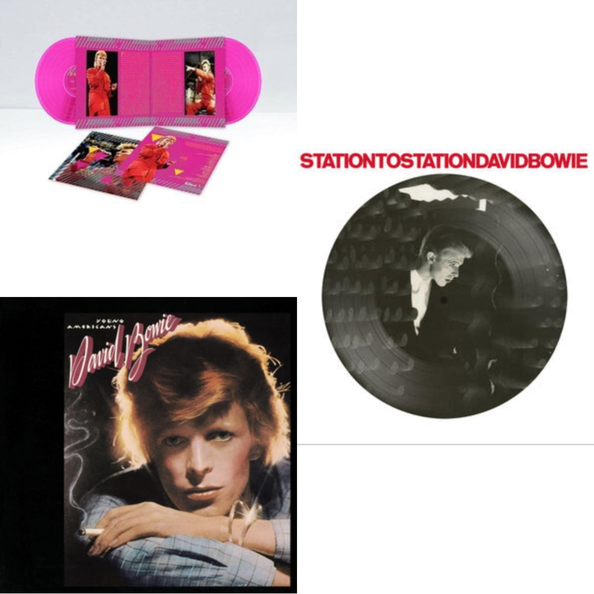 Montreal '87 (Limited/Pink LP Vinyl) & Young Americans (50Th Anniversary/Picture Disc) & Station To Station (2016 Remaster) (Picture Disc)