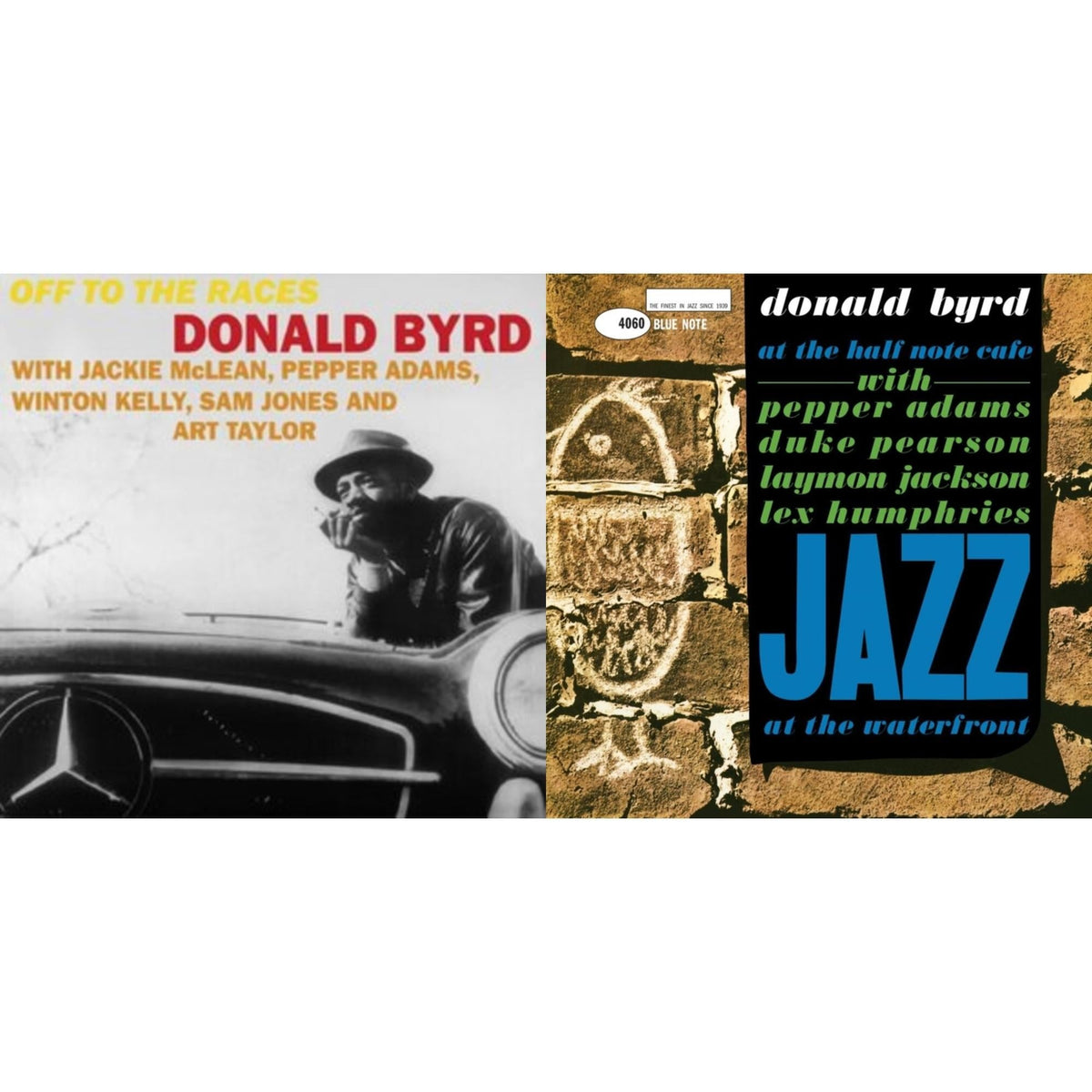 Donald Byrd - Off To The Races & At The Half Note Café, Vol.1 (Blue Note Tone Poet Series) - LP Vinyl Bundle